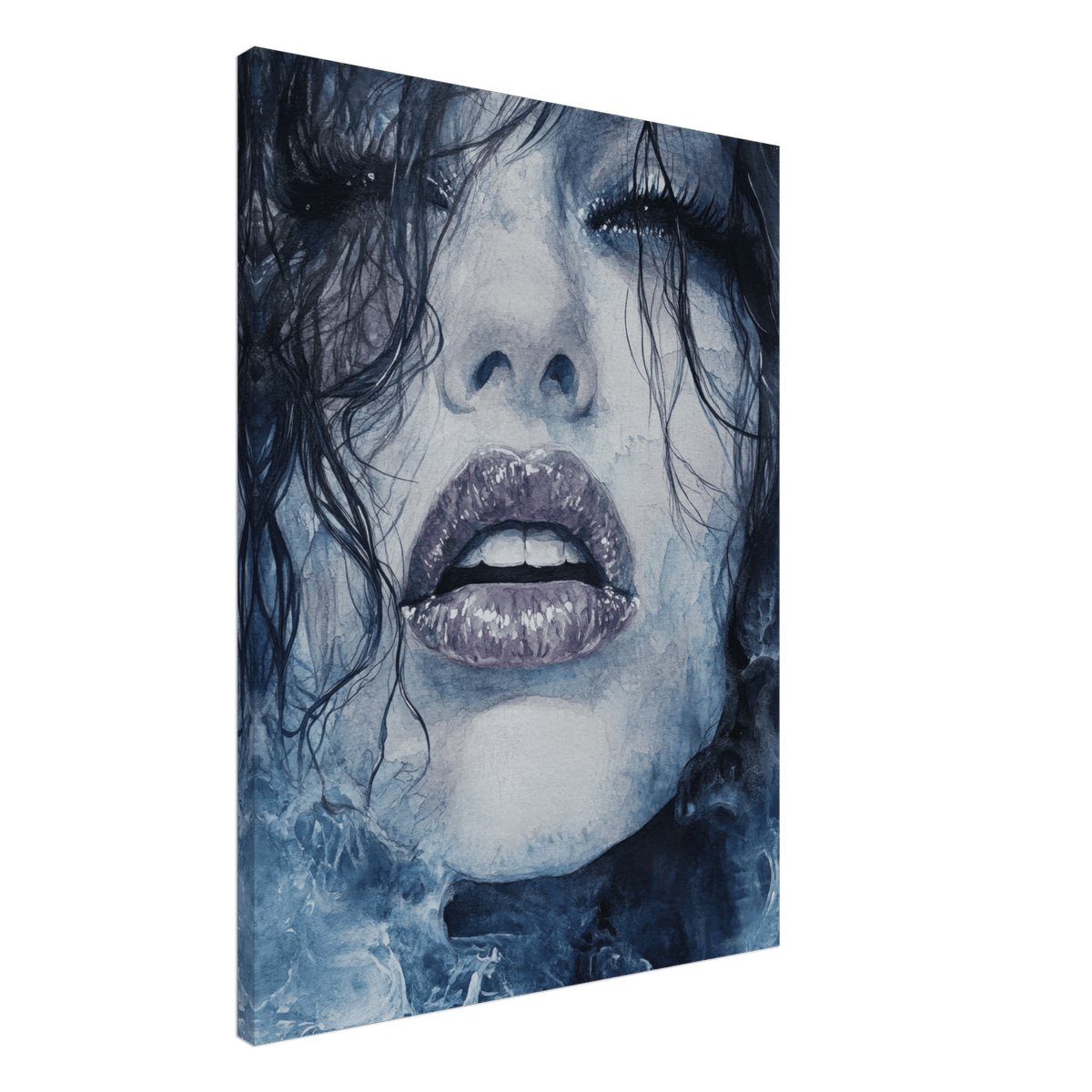 The Sirens Lament Gothic Watercolor Extreme Los 4 - Shop Ai Art WebShop - Digital Art online Store