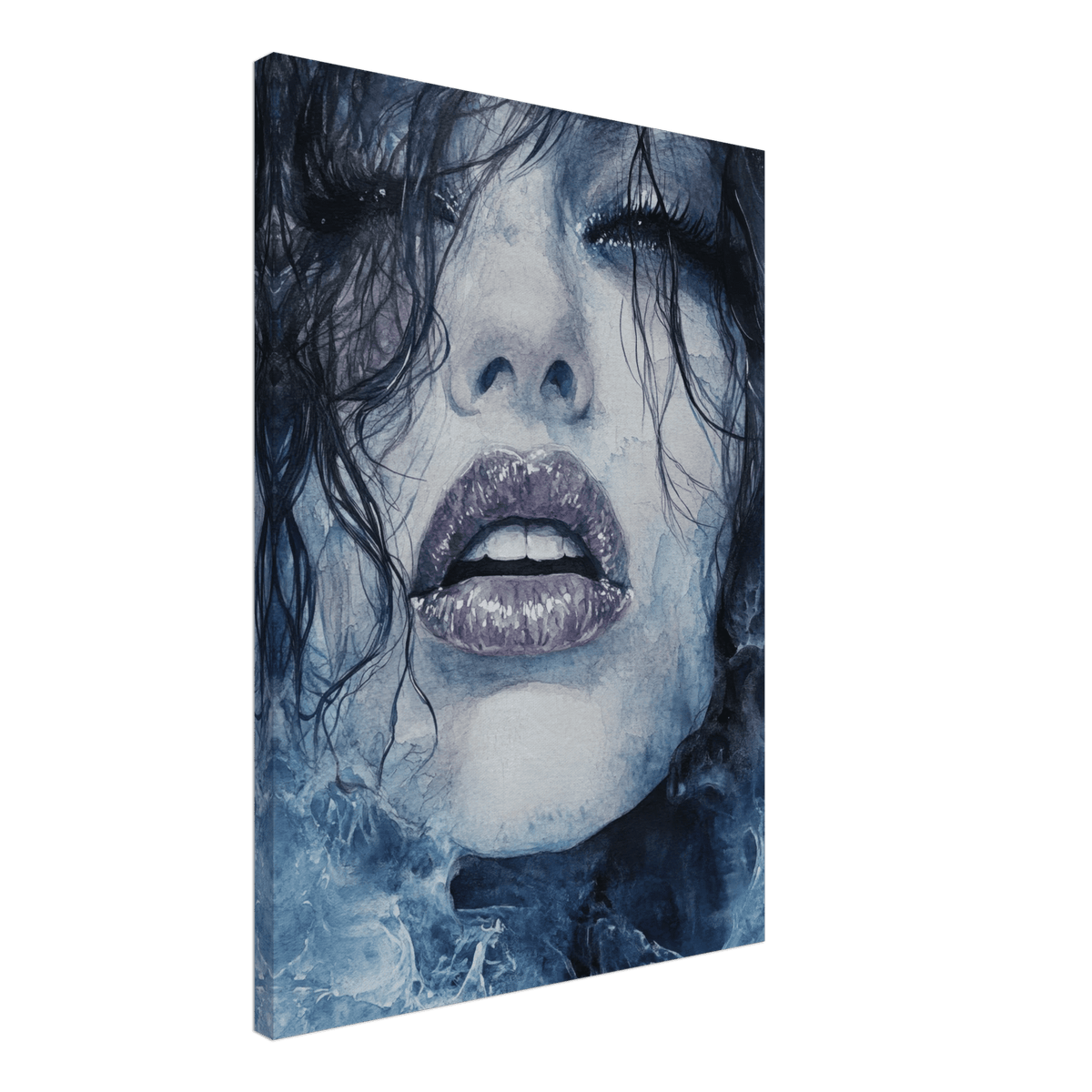 The Sirens Lament Gothic Watercolor Extreme Los 4 - Shop Ai Art WebShop - Digital Art online Store