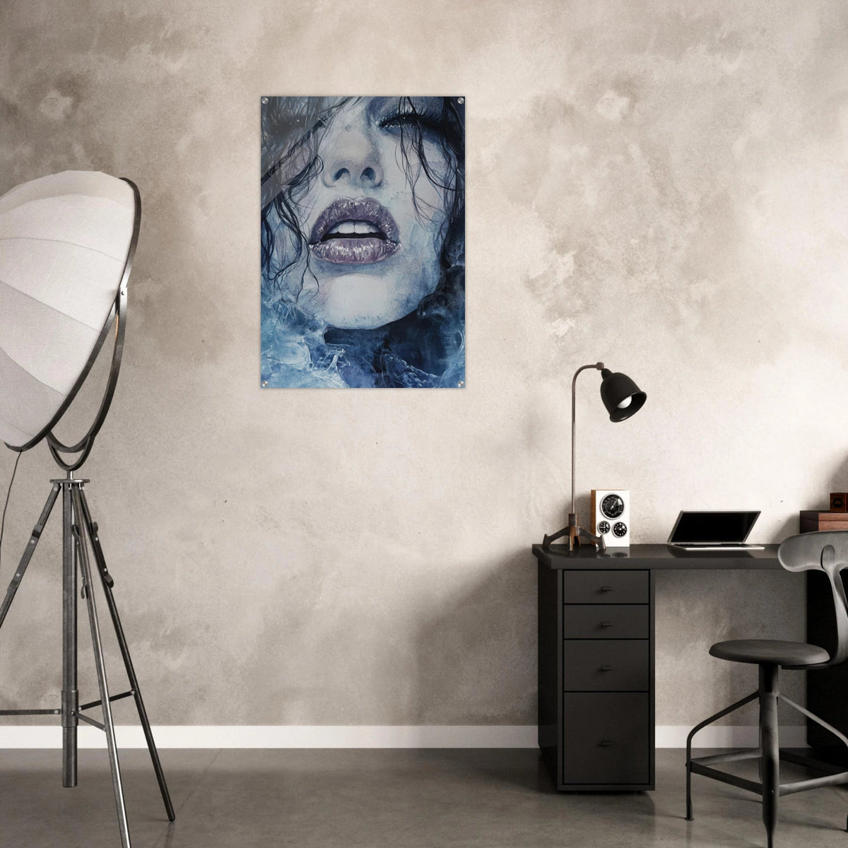 The Sirens Lament Gothic Watercolor Extreme Los 4 - Shop Ai Art WebShop - Digital Art online Store