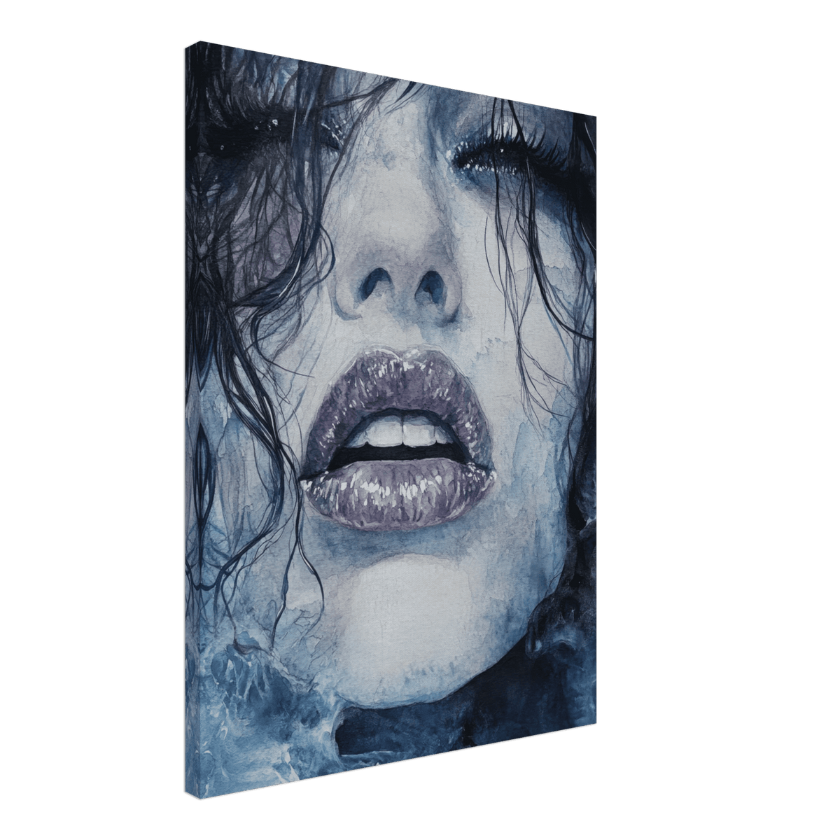 The Sirens Lament Gothic Watercolor Extreme Los 4 - Shop Ai Art WebShop - Digital Art online Store