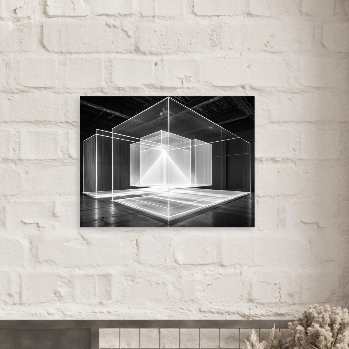 Void Architecture Impossible geometric structure 2 - Shop Ai Art WebShop - Digital Art online Store