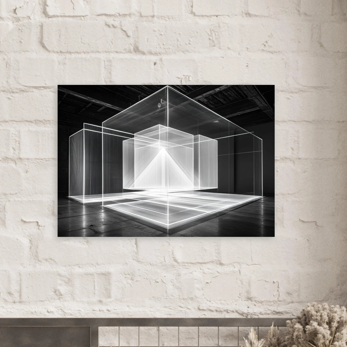 Void Architecture Impossible geometric structure 2 - Shop Ai Art WebShop - Digital Art online Store