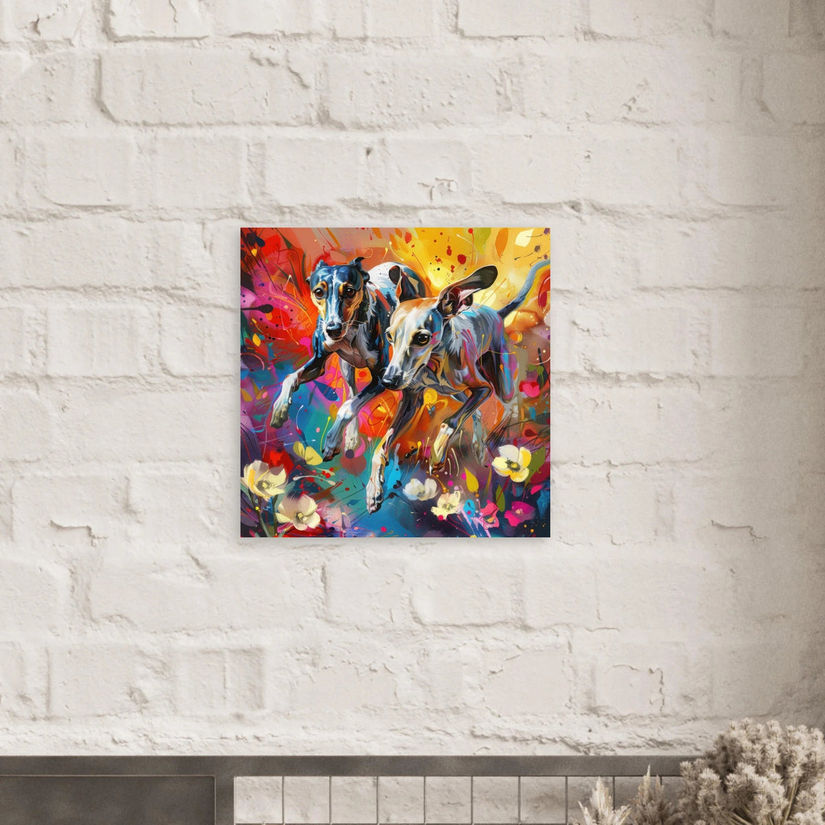 Whippets love playing 3 - Shop Ai Art WebShop - Digital Art online Store