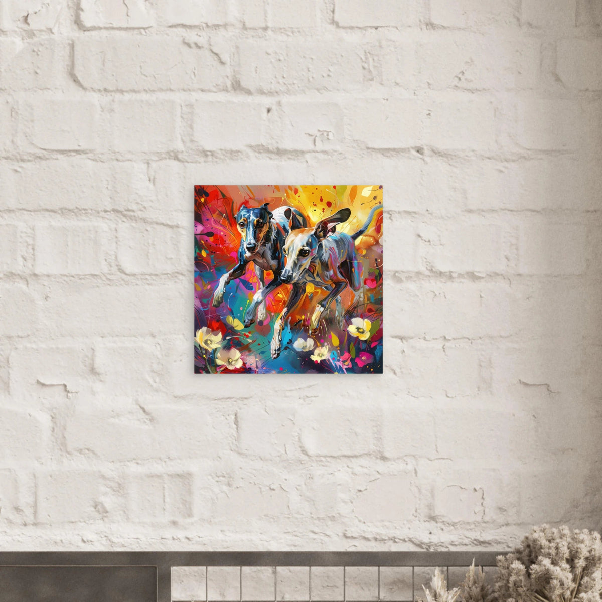 Whippets love playing 3 - Shop Ai Art WebShop - Digital Art online Store