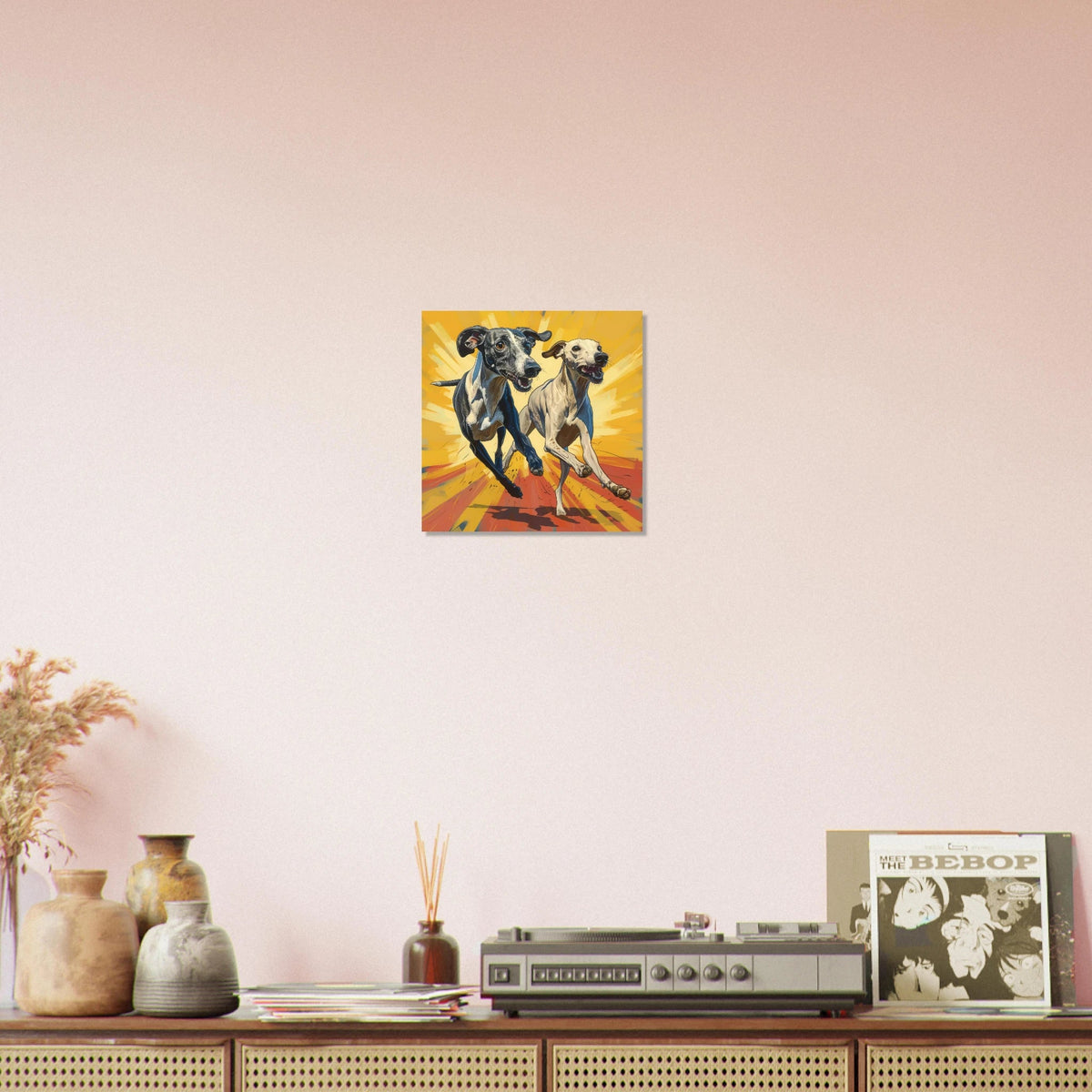 Whippets love playing 4 - Shop Ai Art WebShop - Digital Art online Store