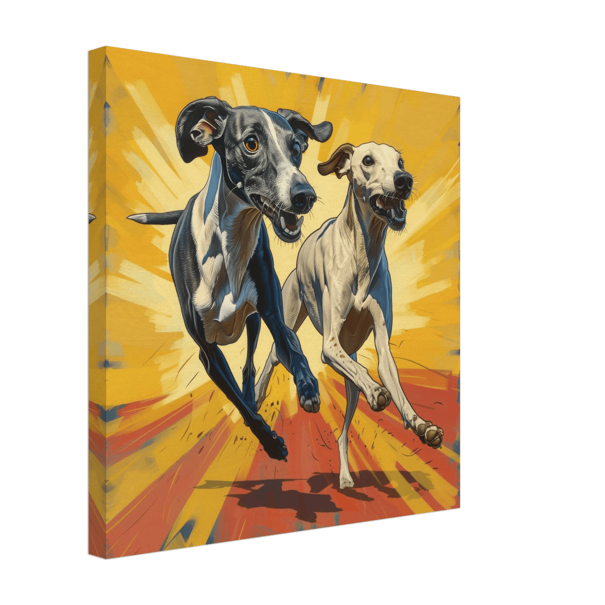Whippets love playing 4 - Shop Ai Art WebShop - Digital Art online Store