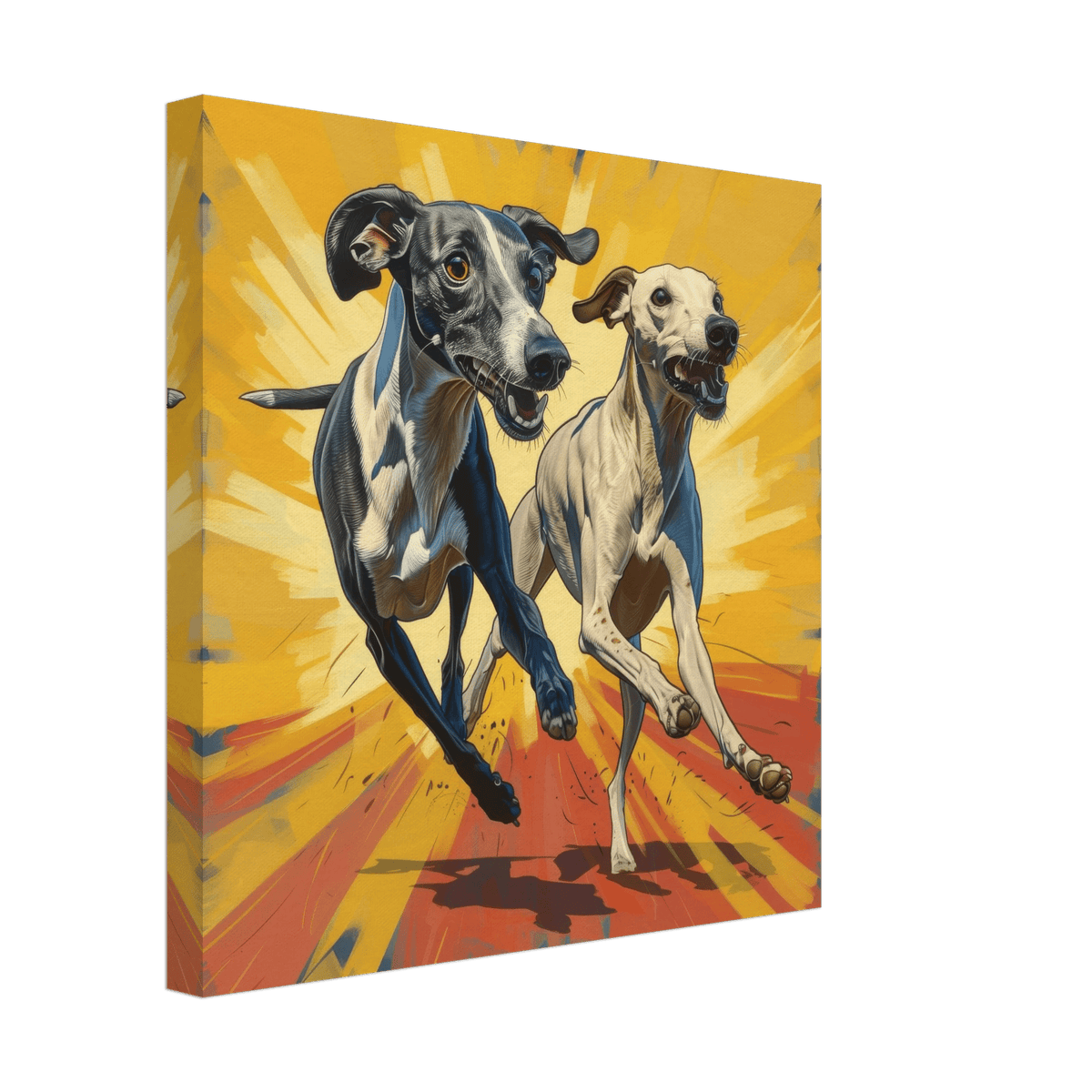 Whippets love playing 4 - Shop Ai Art WebShop - Digital Art online Store