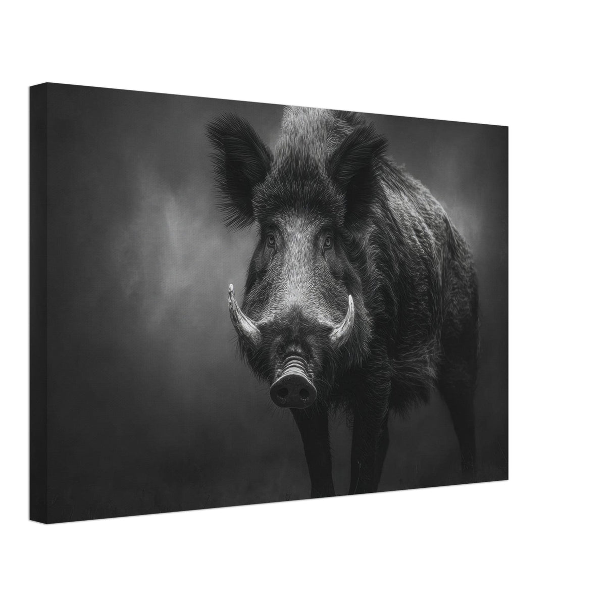 Wild Boar Looking Directly Forward Bristled - Shop Ai Art WebShop - Digital Art online Store