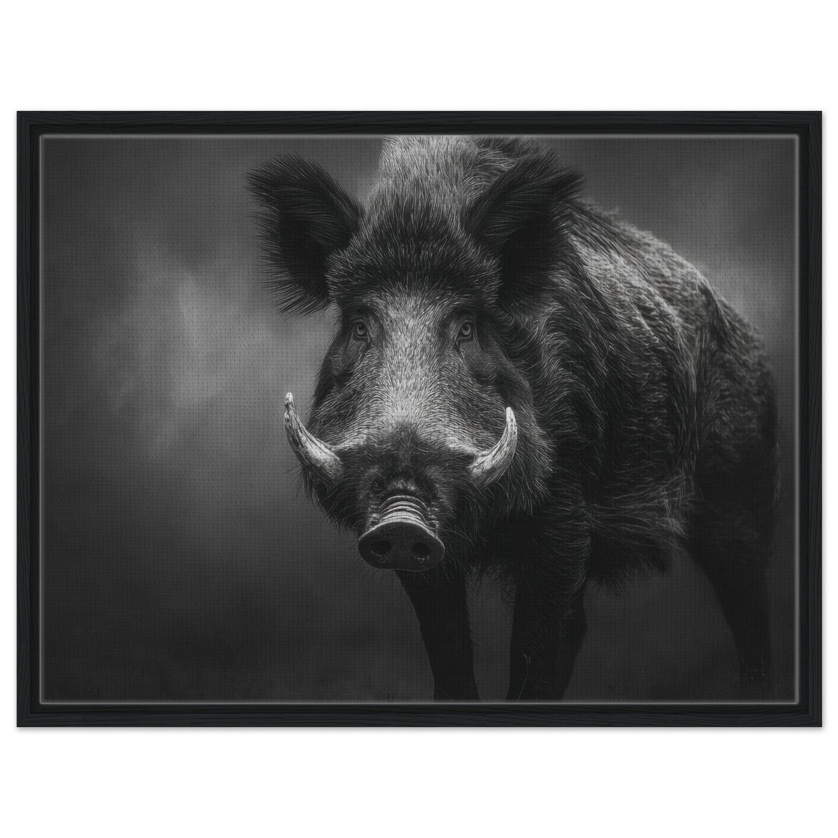 Wild Boar Looking Directly Forward Bristled - Shop Ai Art WebShop - Digital Art online Store