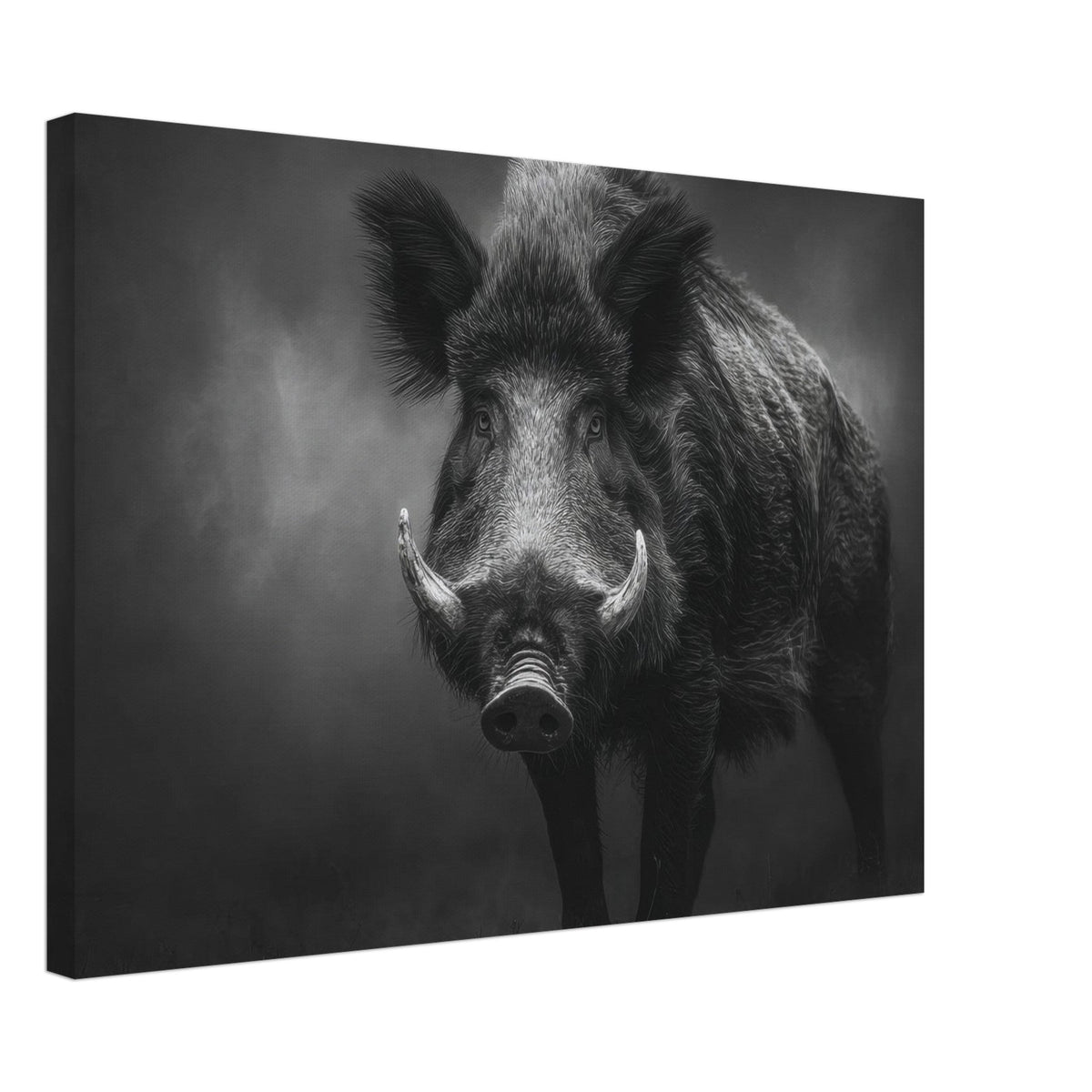 Wild Boar Looking Directly Forward Bristled - Shop Ai Art WebShop - Digital Art online Store