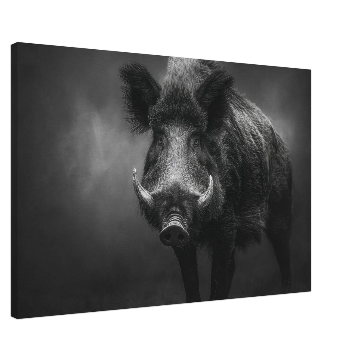 Wild Boar Looking Directly Forward Bristled - Shop Ai Art WebShop - Digital Art online Store