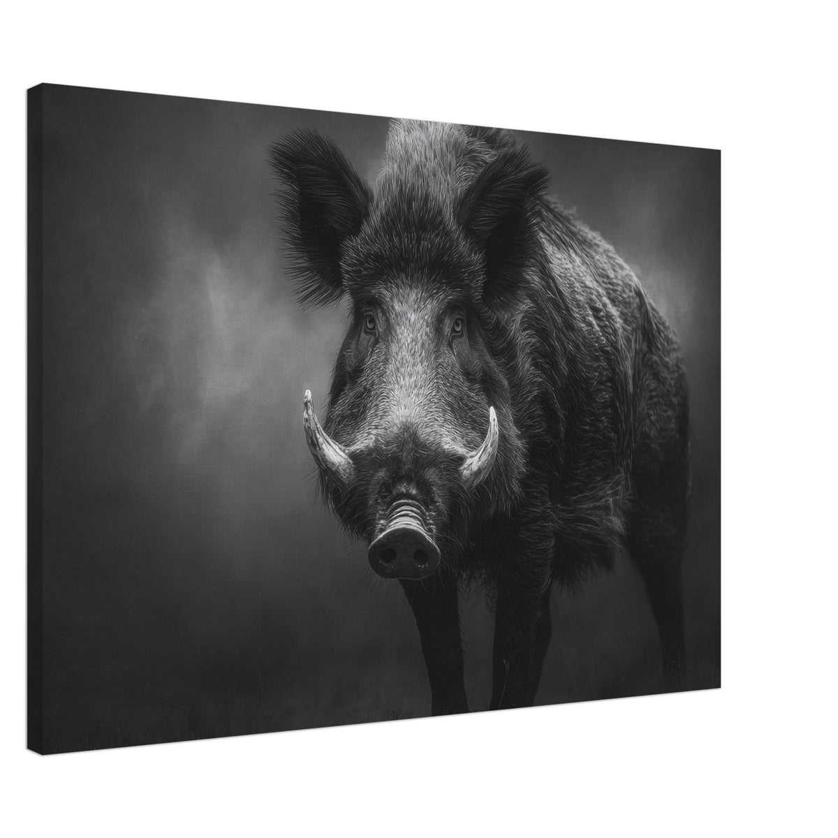 Wild Boar Looking Directly Forward Bristled - Shop Ai Art WebShop - Digital Art online Store