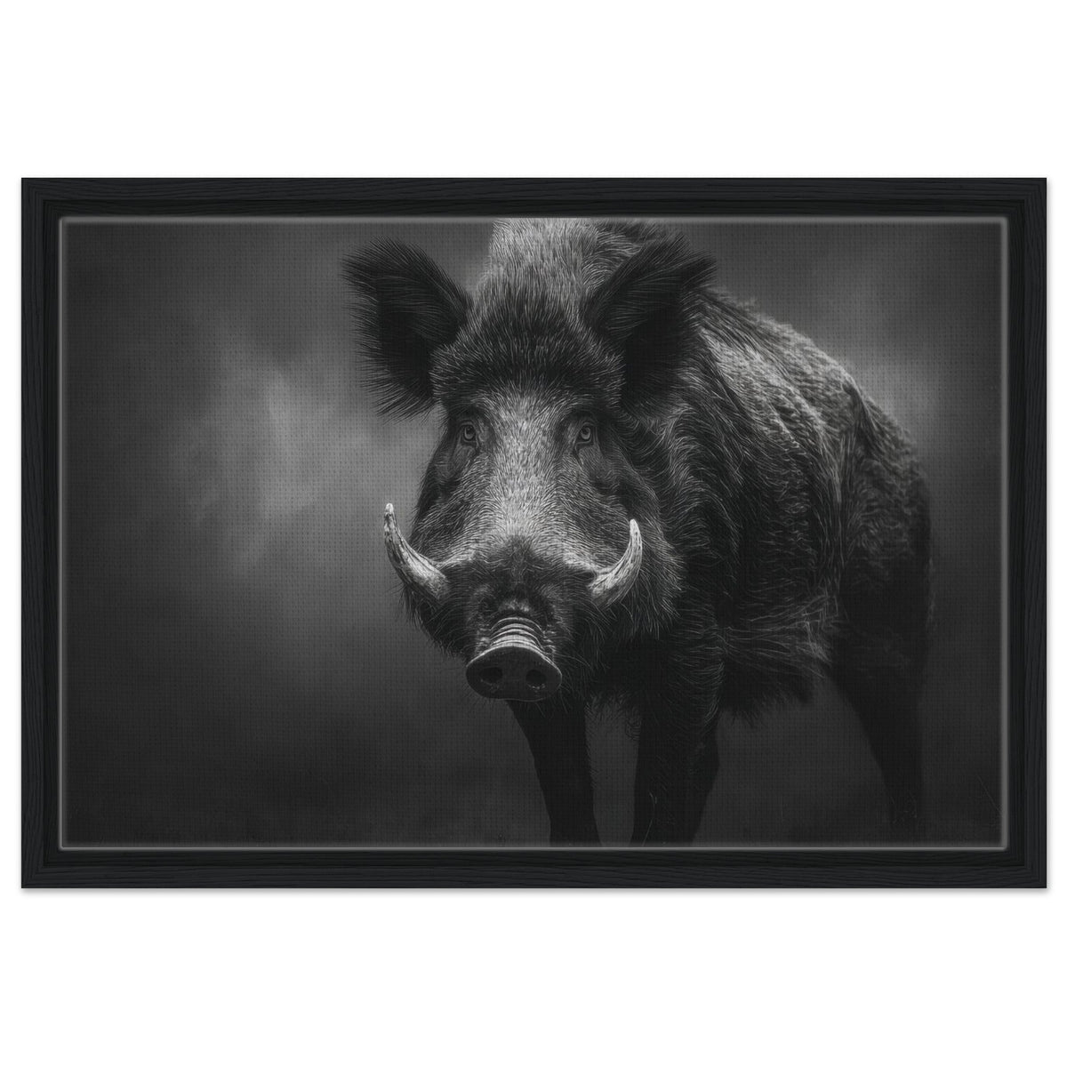 Wild Boar Looking Directly Forward Bristled - Shop Ai Art WebShop - Digital Art online Store