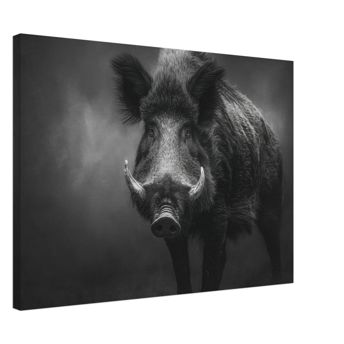 Wild Boar Looking Directly Forward Bristled - Shop Ai Art WebShop - Digital Art online Store