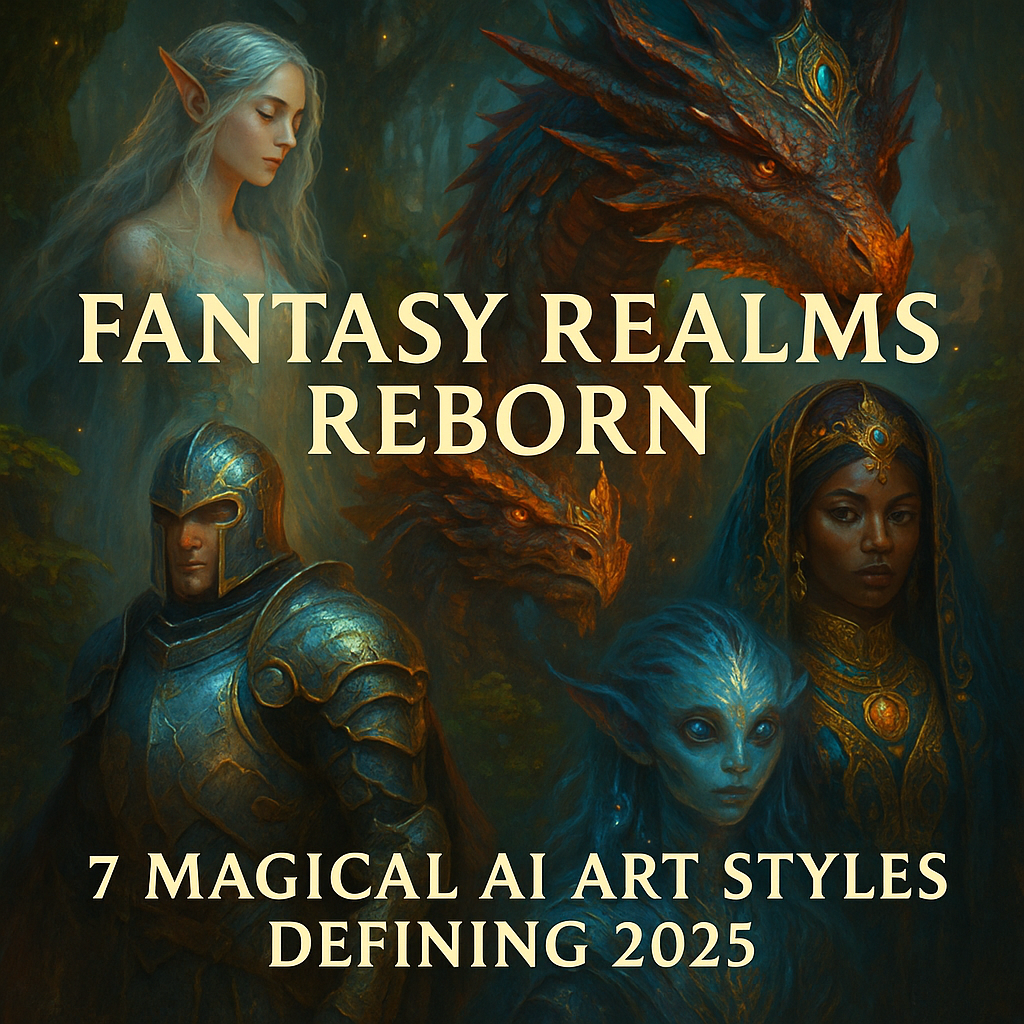 Fantasy Realms Reborn: 7 Magical AI Art Styles Defining 2025