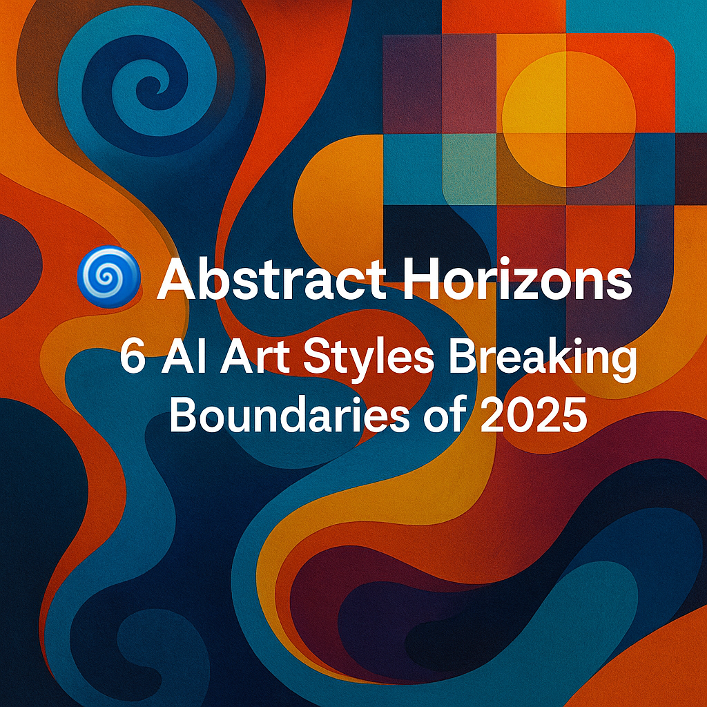 Abstract Horizons: 6 AI Art Styles Breaking Boundaries in 2025
