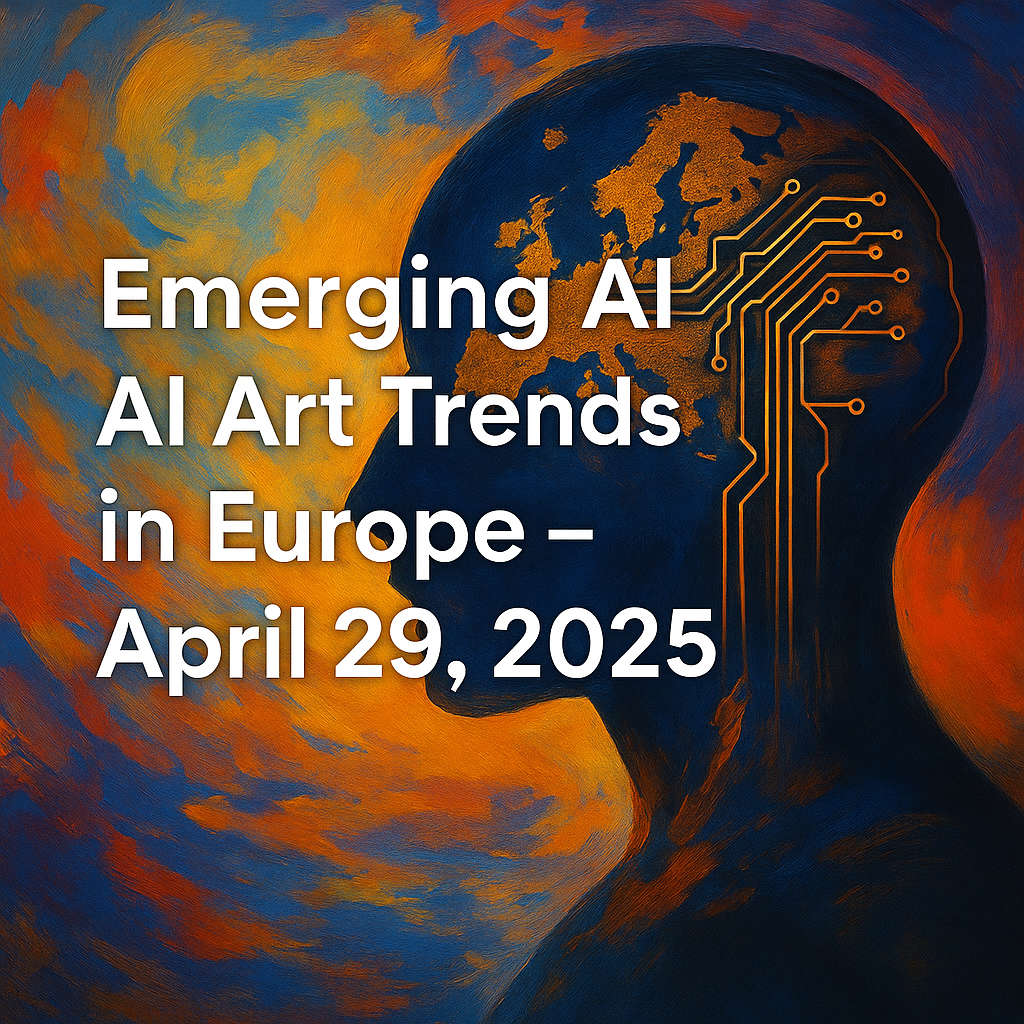 Emerging AI Art Trends in Europe – April 29, 2025 (NL & EU Edition)