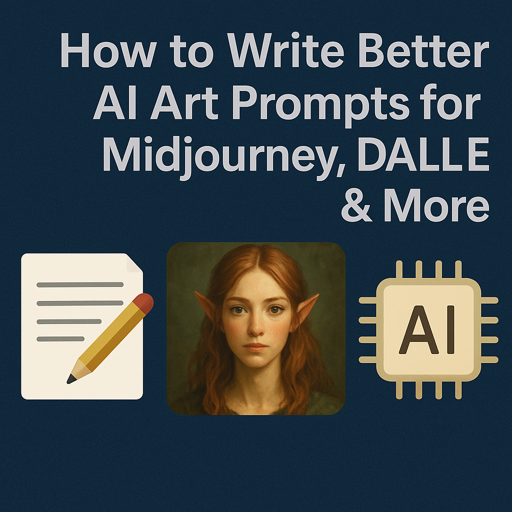 How to Write Better AI Art Prompts for Midjourney, DALL•E & More