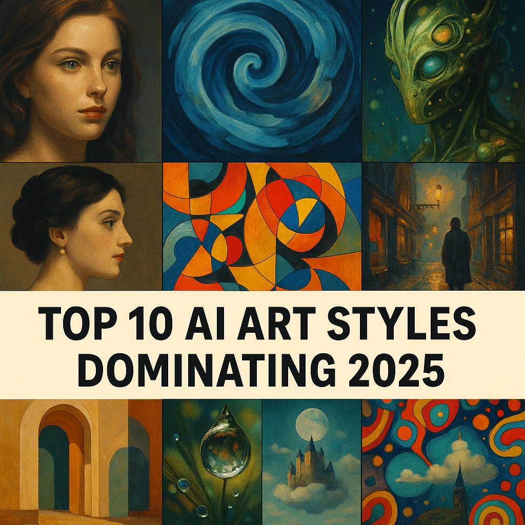 Top 10 AI Art Styles Dominating 2025 - Ai Art Force