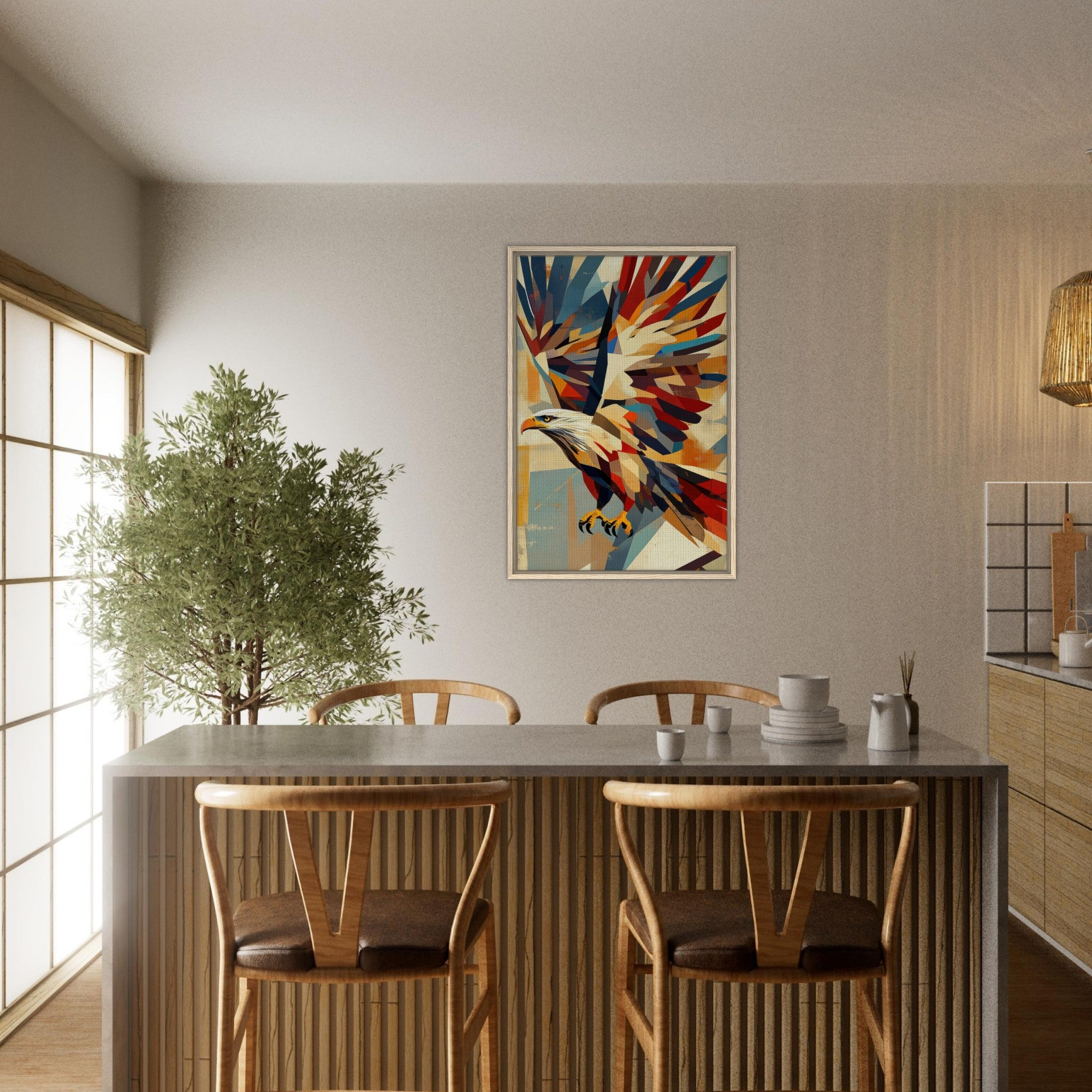 Framed Canvas - Ai Art Force