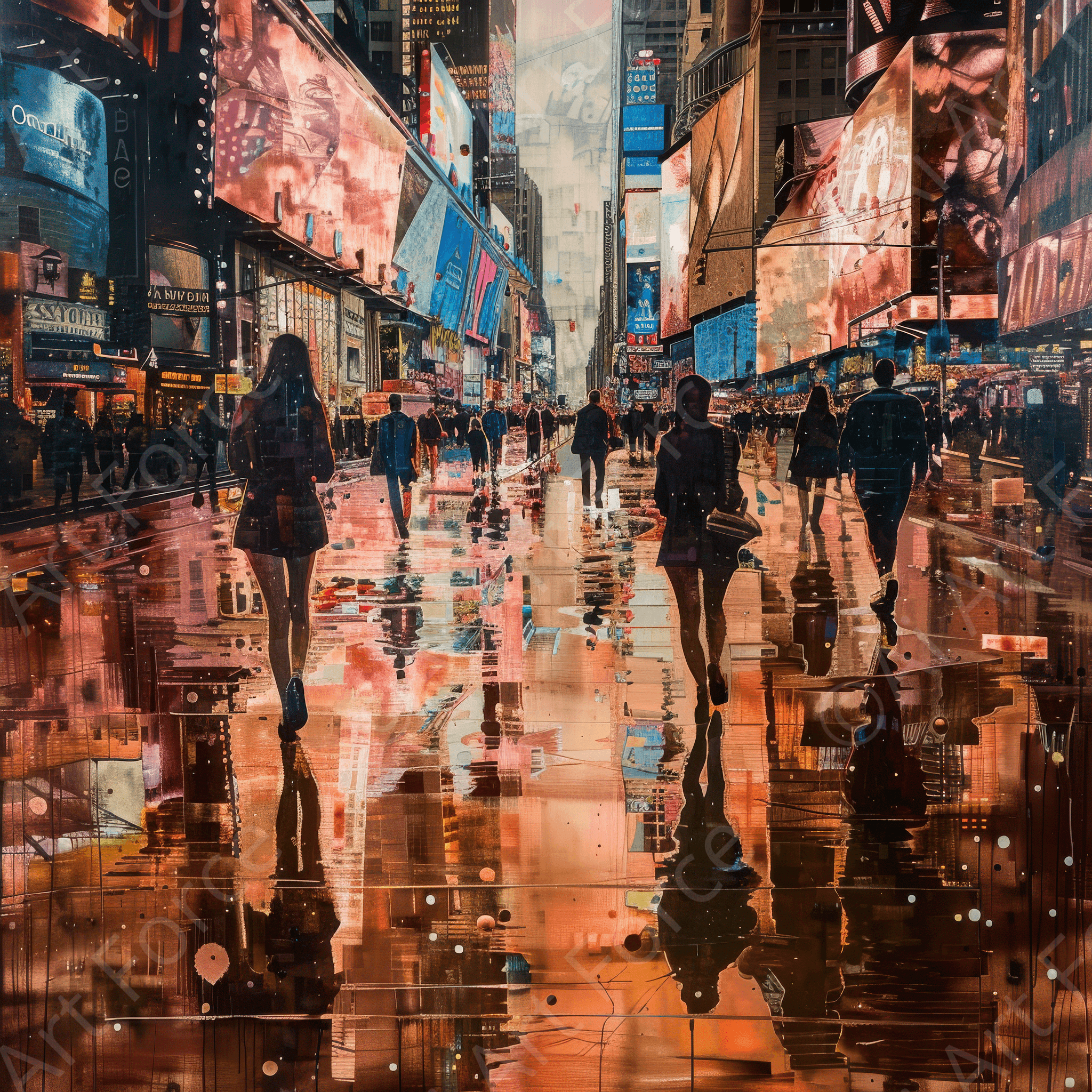 Digital Ai Artwork, of A Fantasy World Of Copper 12, ideal for art enthusiasts and collectors.