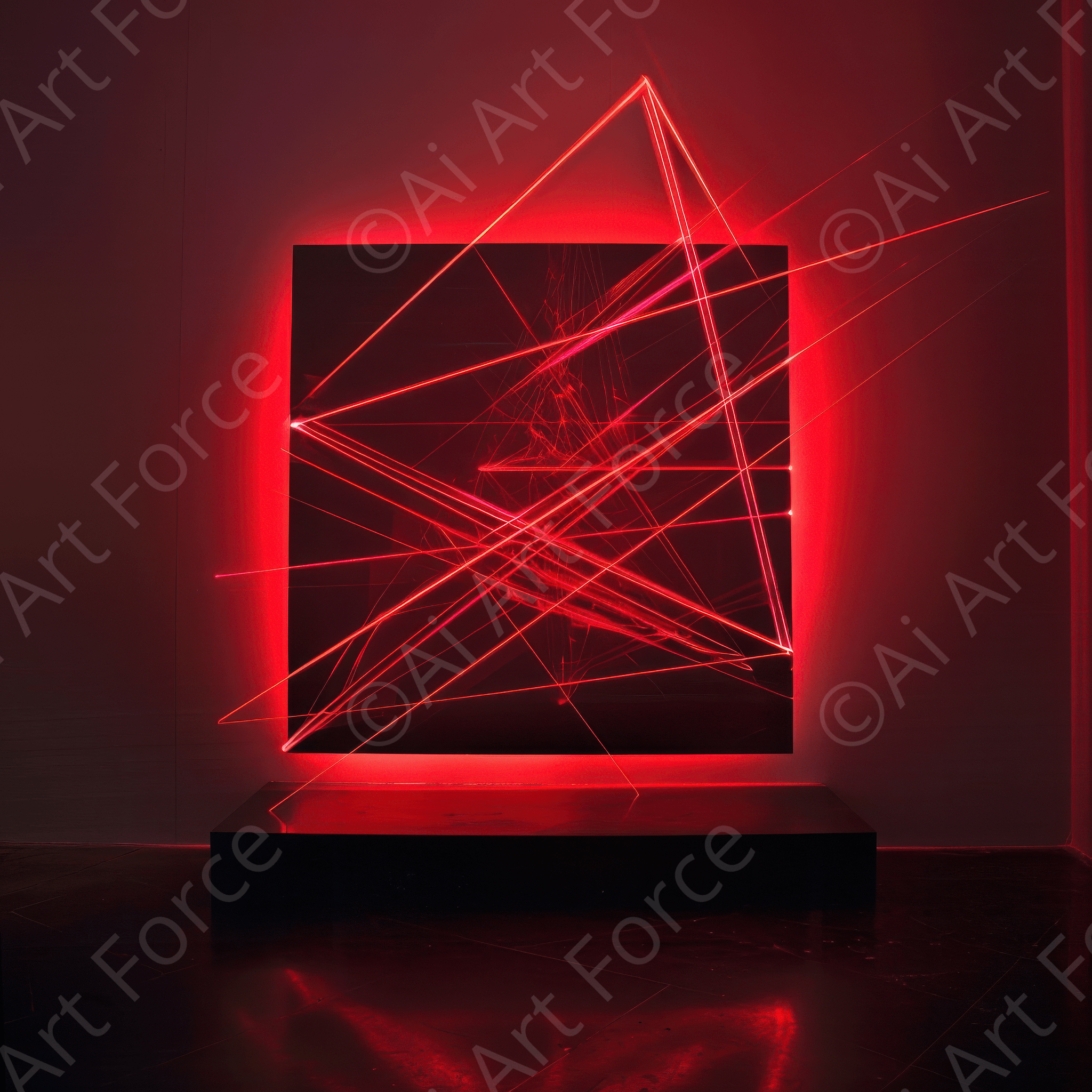 Digital Ai Artwork, of Abstract Lasers 5, ideal for art enthusiasts and collectors.
