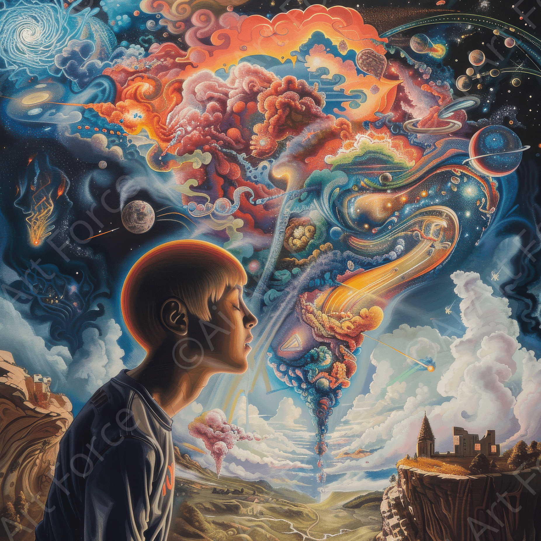 Digital Ai Artwork, of Endless Dreamwalking 2, ideal for art enthusiasts and collectors.