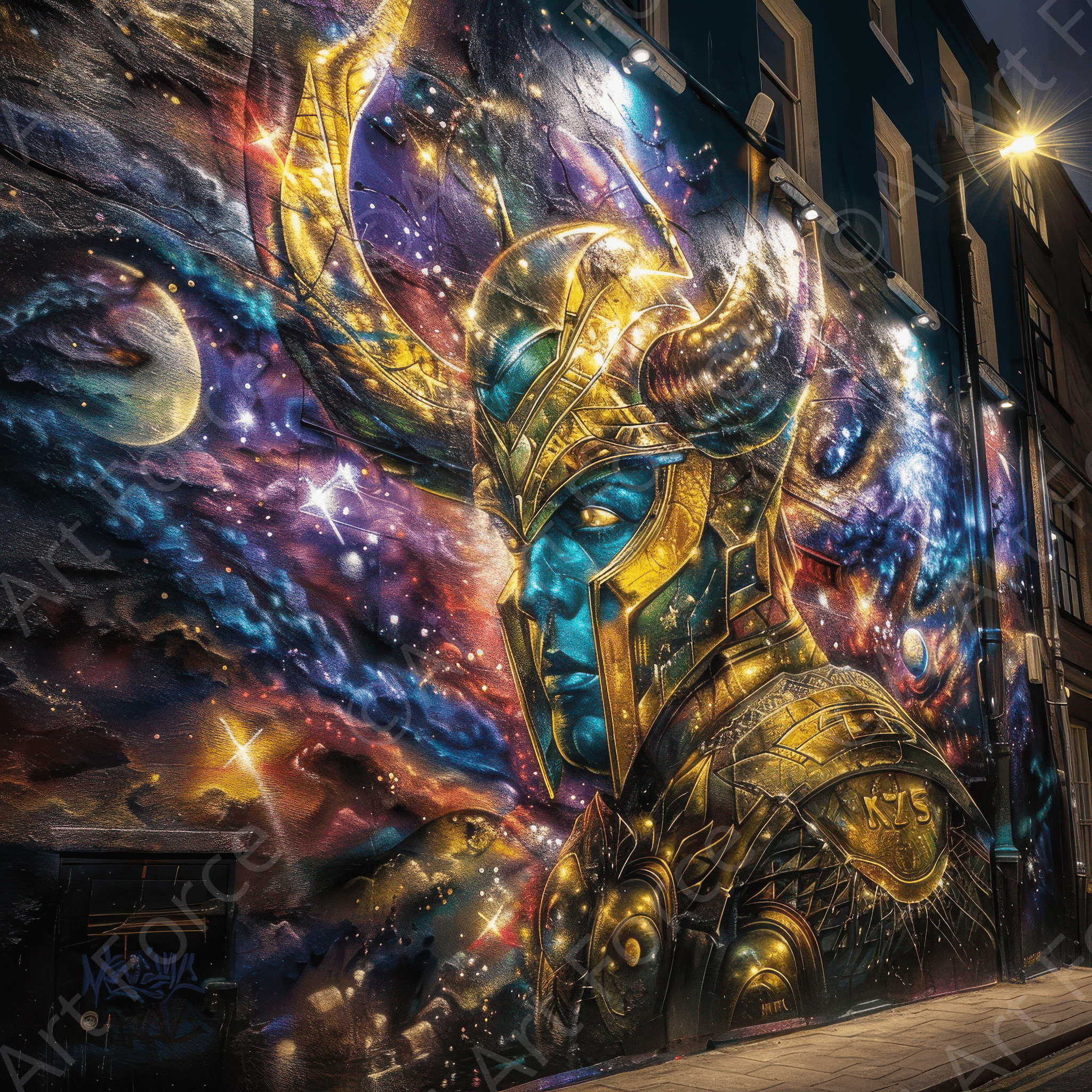 Digital Ai Artwork, of Graffiti Art Urban 7, ideal for art enthusiasts and collectors.