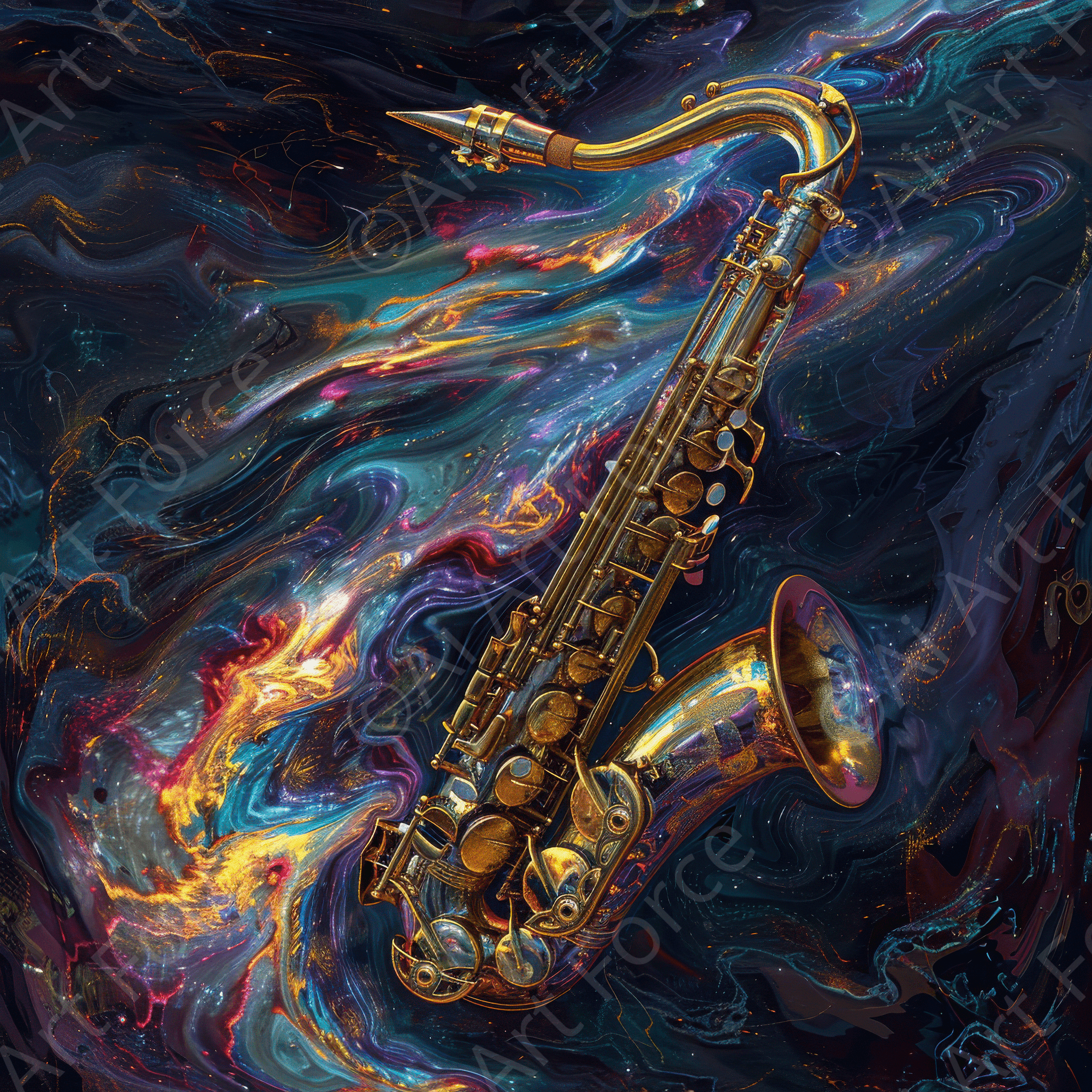 Digital Ai Artwork, of Music Art 1, ideal for art enthusiasts and collectors.