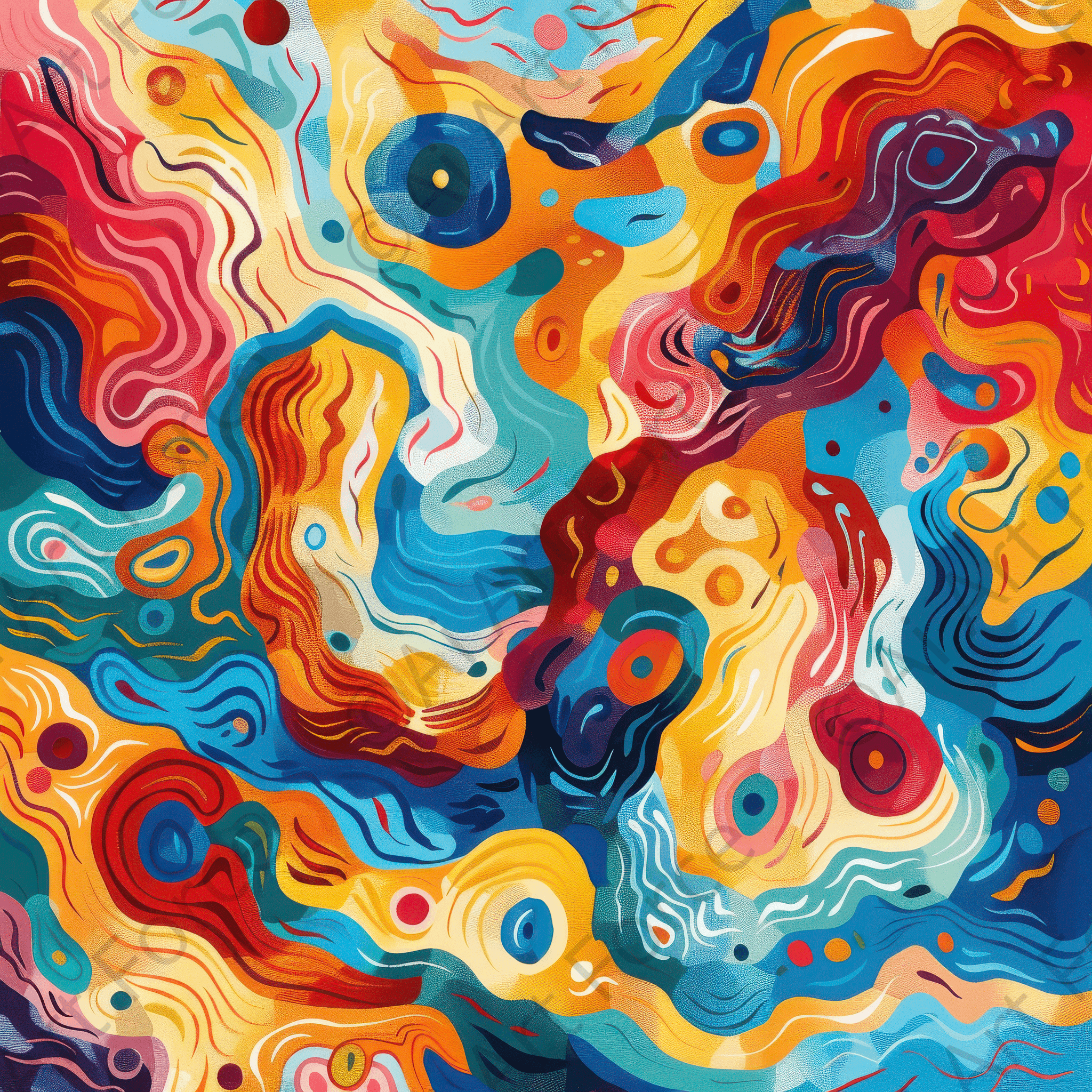 Digital Ai Artwork, of Old culture of Australia in abstract style 2, ideal for art enthusiasts and collectors.