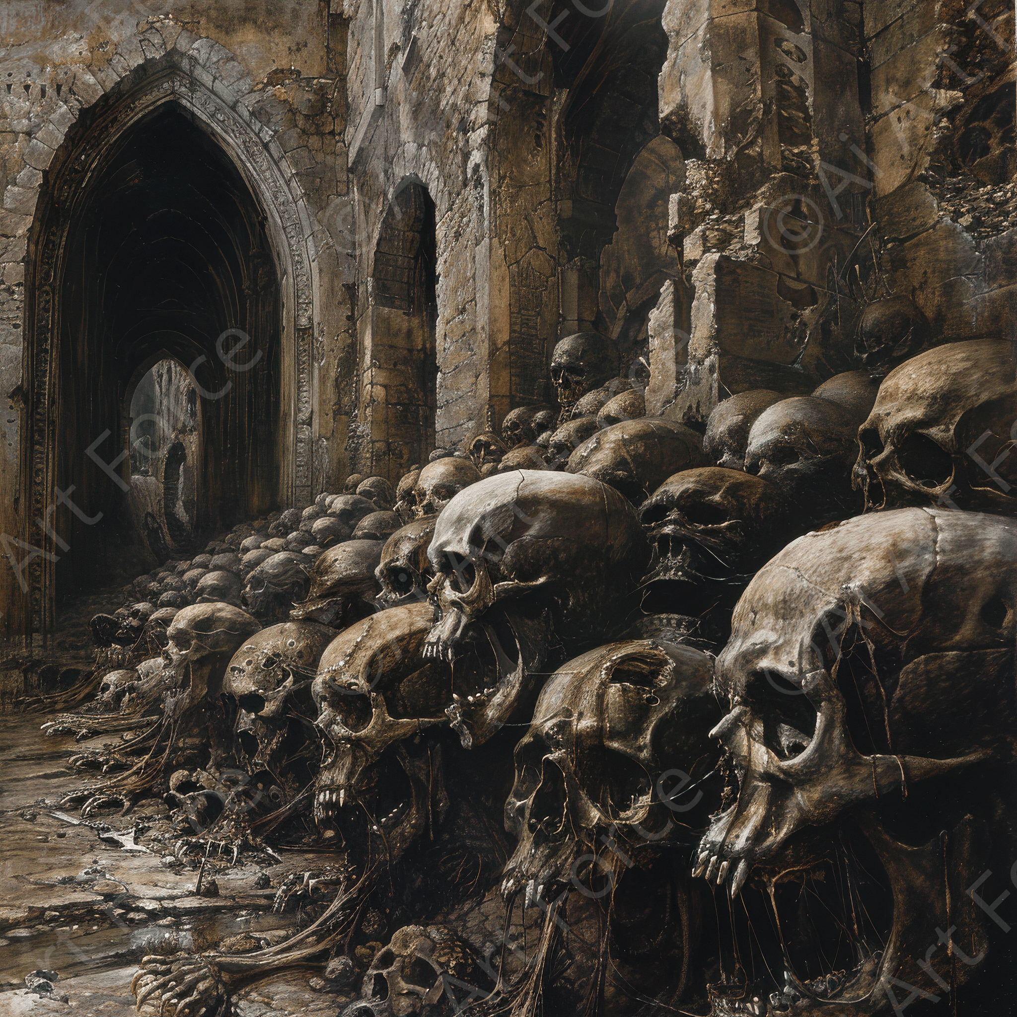 Digital Ai Artwork, of Rise of the Underworld 11, ideal for art enthusiasts and collectors.