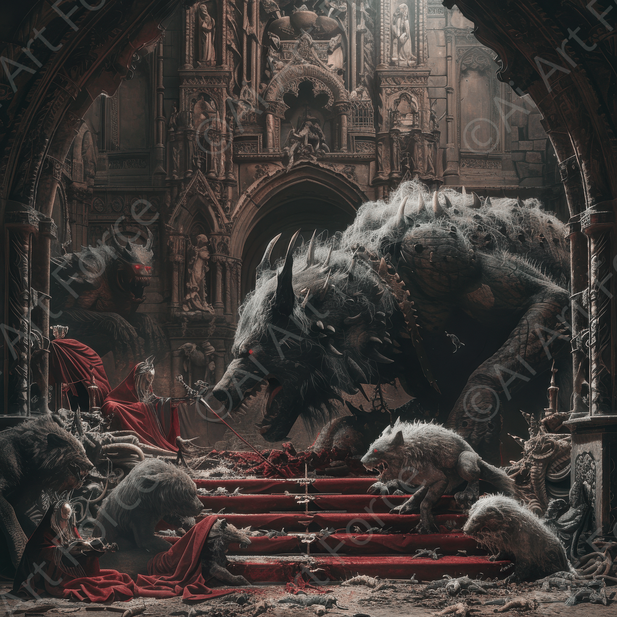 Digital Ai Artwork, of Rise of the Underworld 8, ideal for art enthusiasts and collectors.