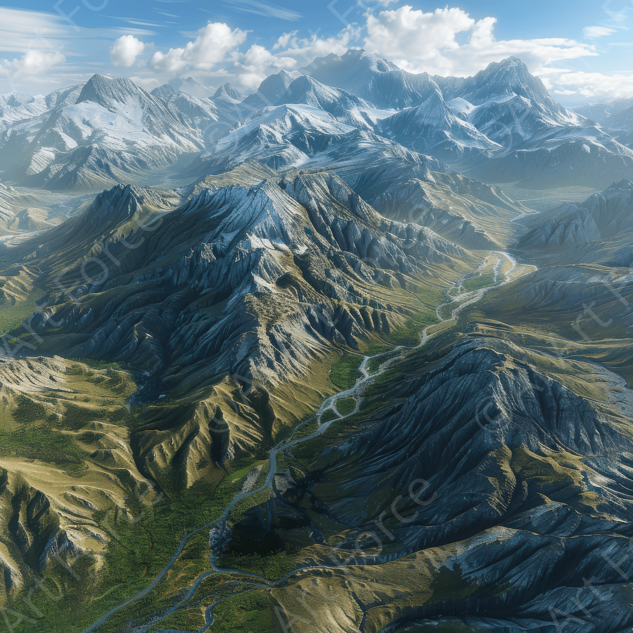 Digital Ai Artwork, of Rough Nature Mountains Rocky's, ideal for art enthusiasts and collectors.