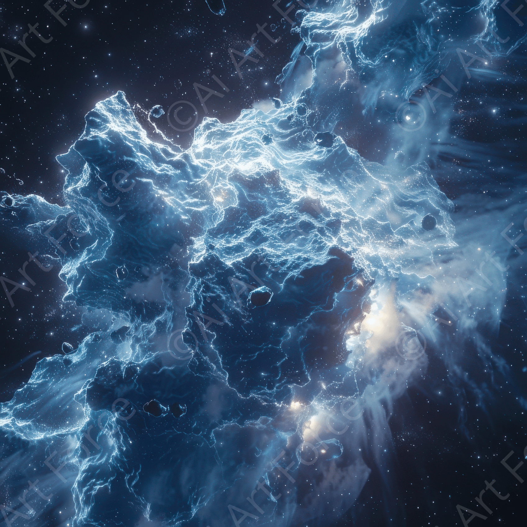 Digital Ai Artwork, of Sci Fi Space 2, ideal for art enthusiasts and collectors.
