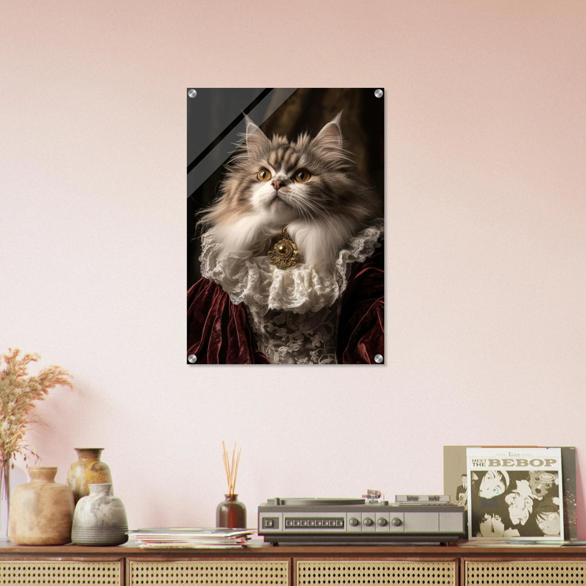 A Baroque Aristocratic Cat Portrait A regal long - h 2 - Shop Ai Art WebShop - Digital Art online Store