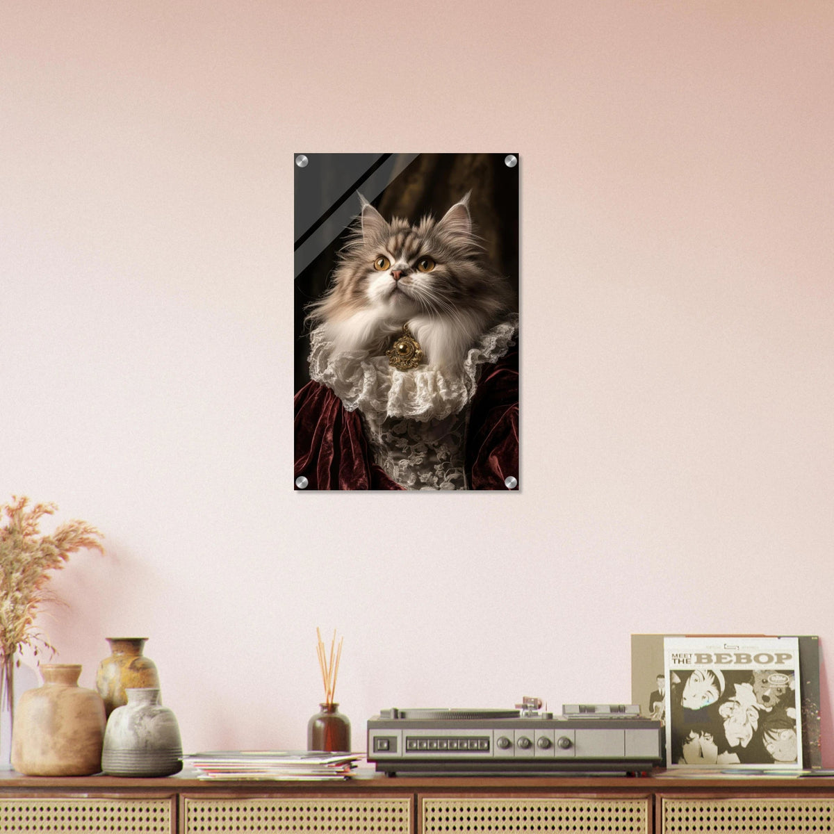 A Baroque Aristocratic Cat Portrait A regal long - h 2 - Shop Ai Art WebShop - Digital Art online Store