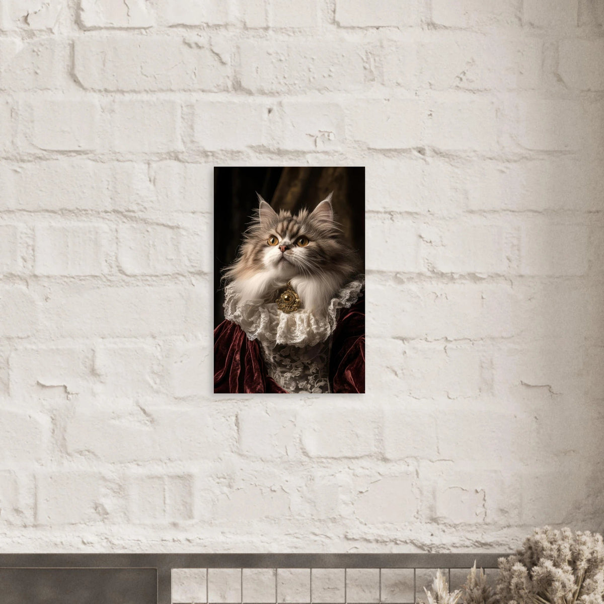 A Baroque Aristocratic Cat Portrait A regal long - h 2 - Shop Ai Art WebShop - Digital Art online Store