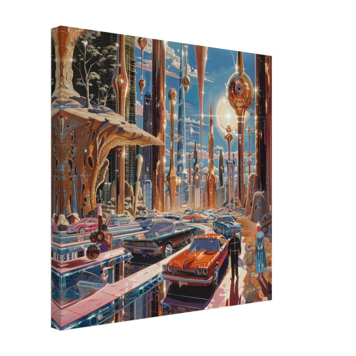 A Chrome World 2 - Shop Ai Art WebShop - Digital Art online Store
