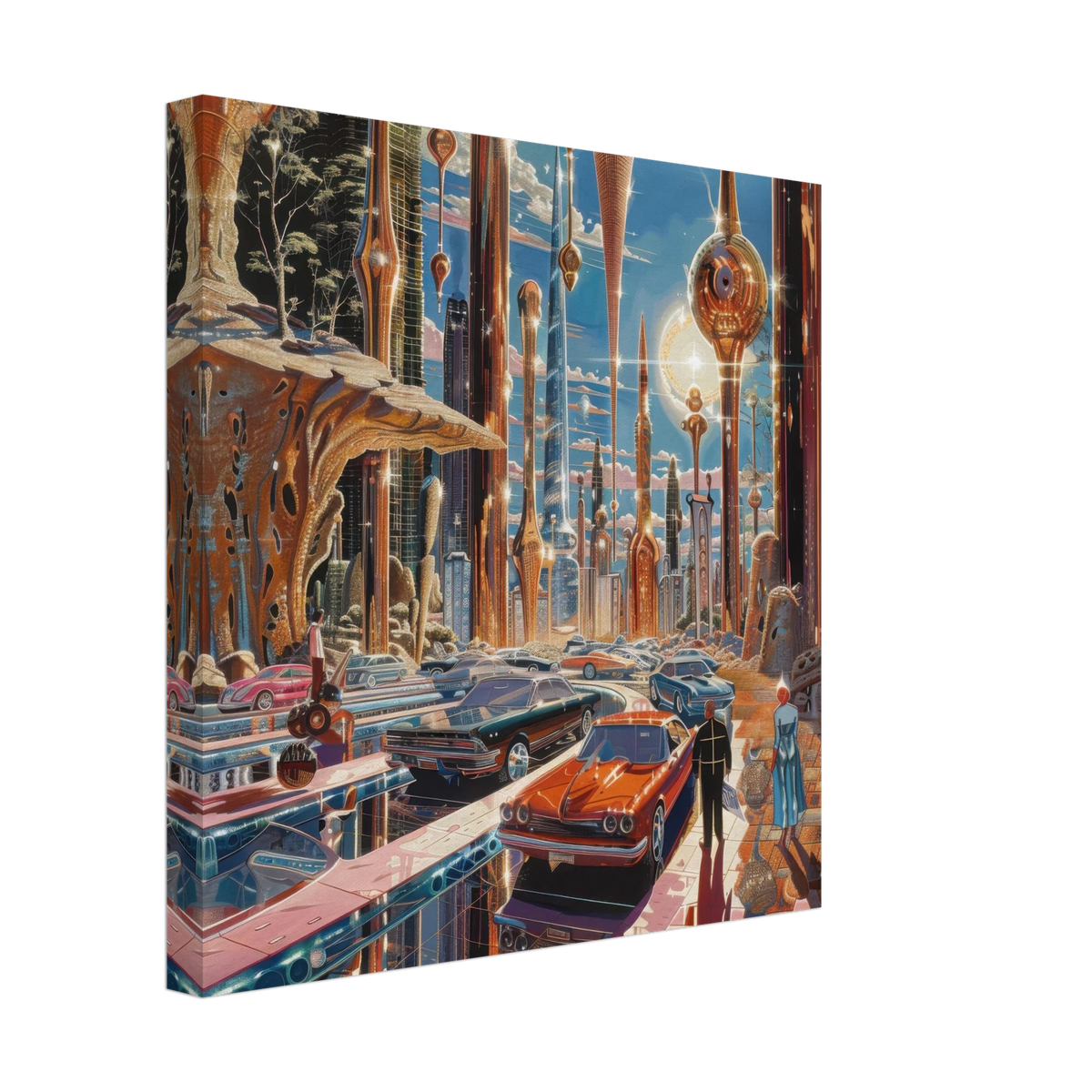 A Chrome World 2 - Shop Ai Art WebShop - Digital Art online Store
