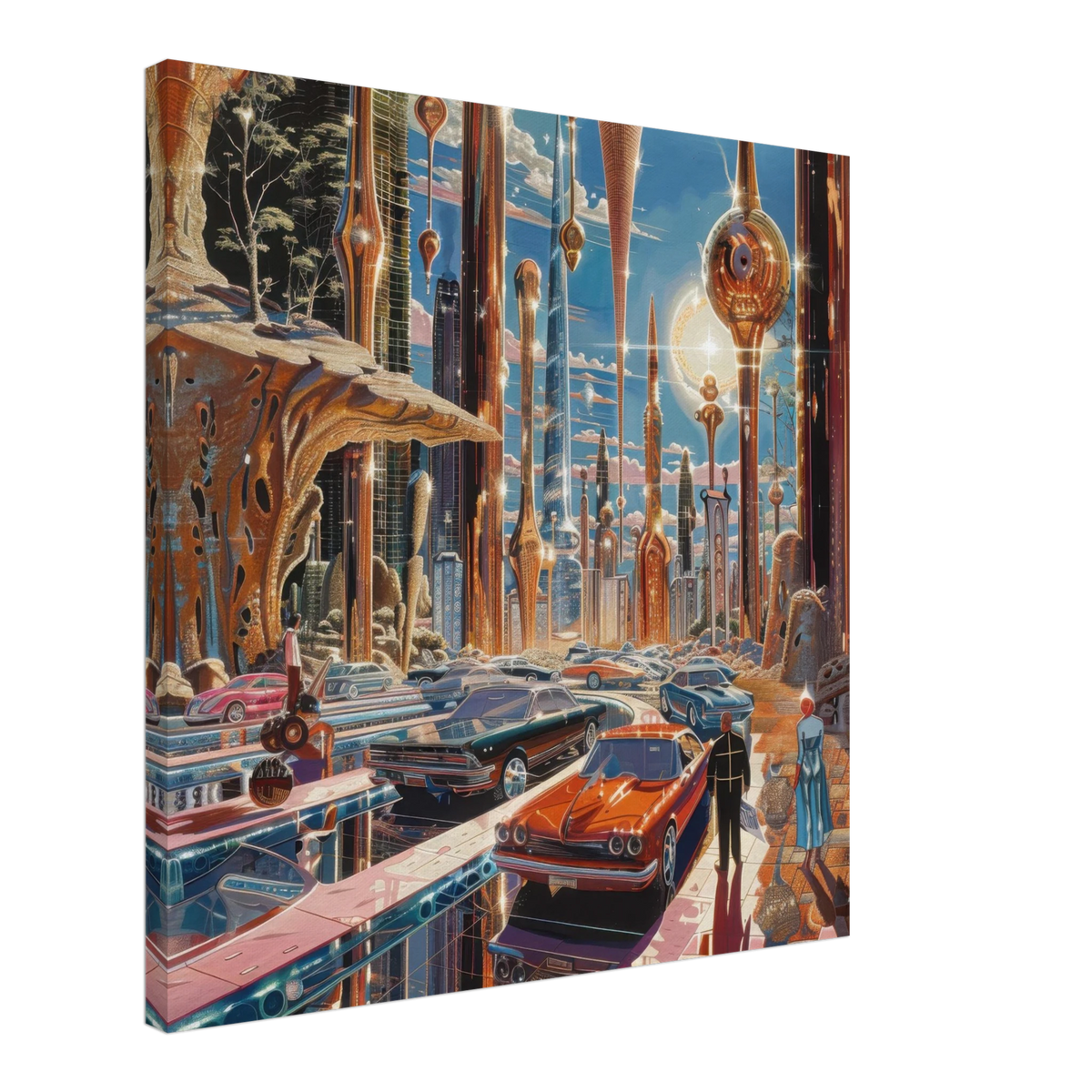 A Chrome World 2 - Shop Ai Art WebShop - Digital Art online Store