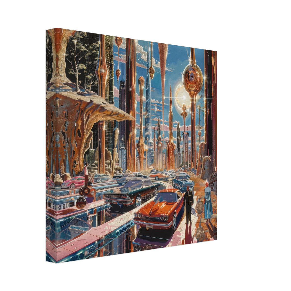 A Chrome World 2 - Shop Ai Art WebShop - Digital Art online Store