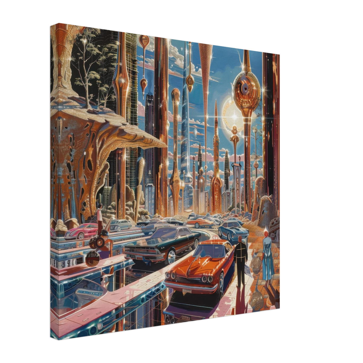 A Chrome World 2 - Shop Ai Art WebShop - Digital Art online Store