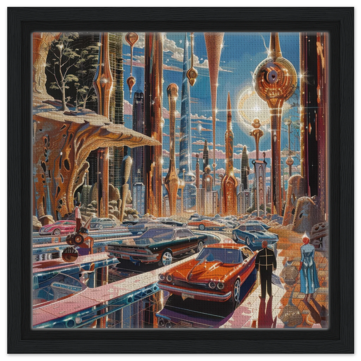 A Chrome World 2 - Shop Ai Art WebShop - Digital Art online Store