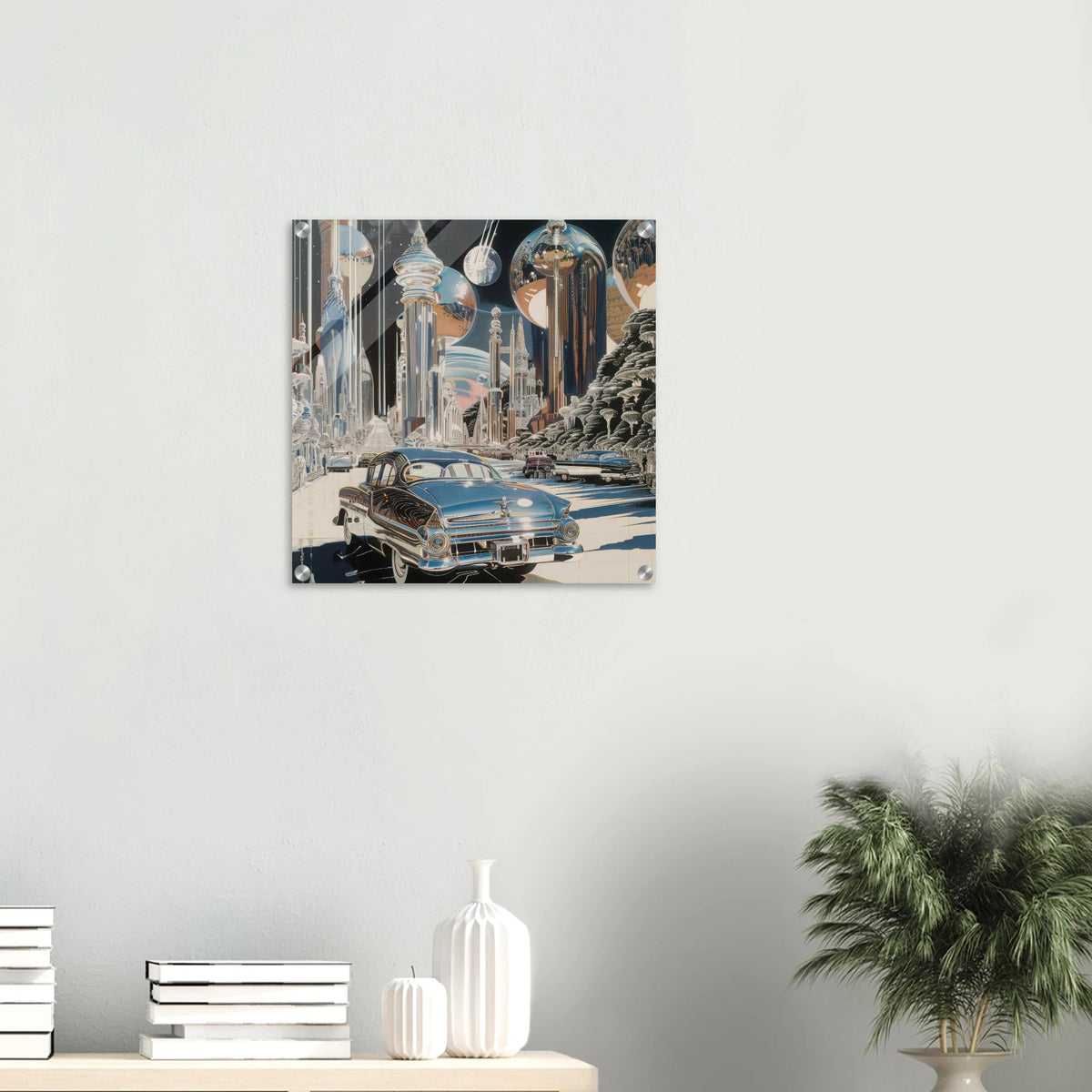 A Chrome World - Shop Ai Art WebShop - Digital Art online Store