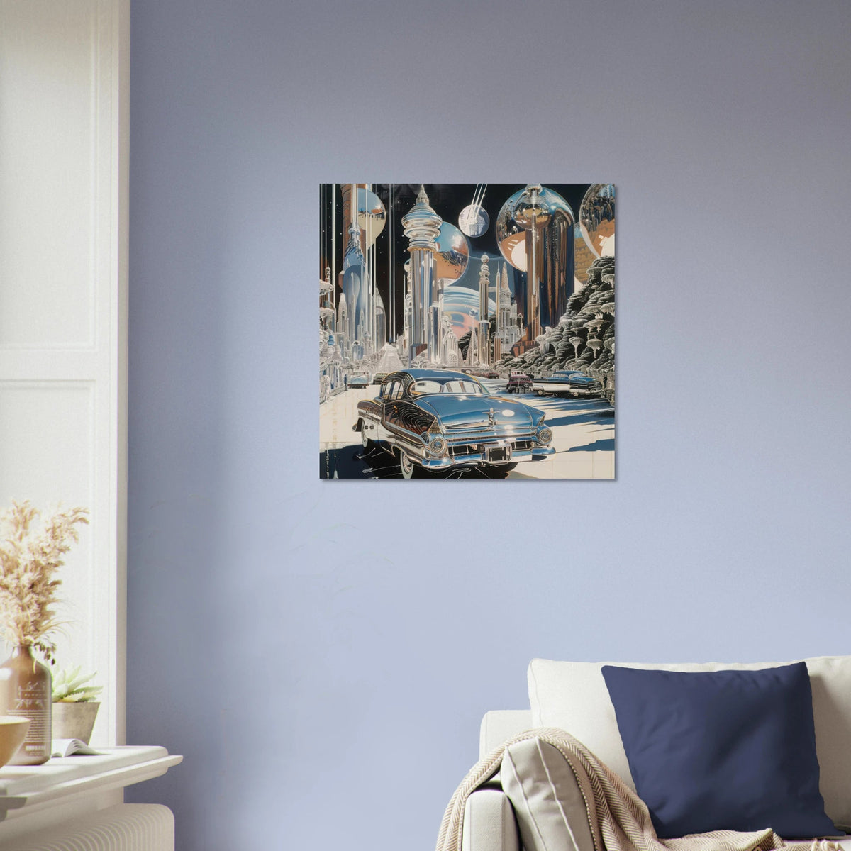 A Chrome World - Shop Ai Art WebShop - Digital Art online Store