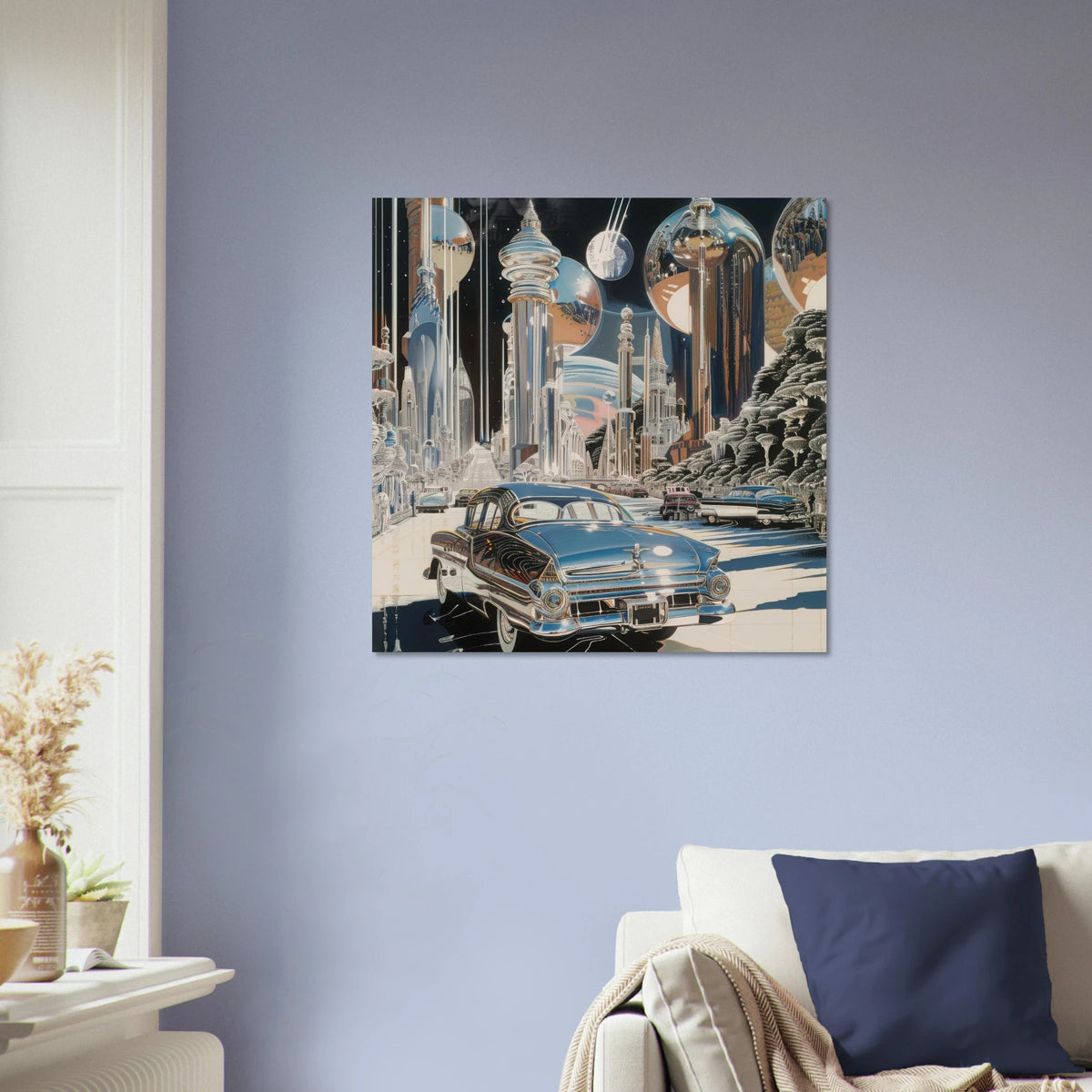 A Chrome World - Shop Ai Art WebShop - Digital Art online Store