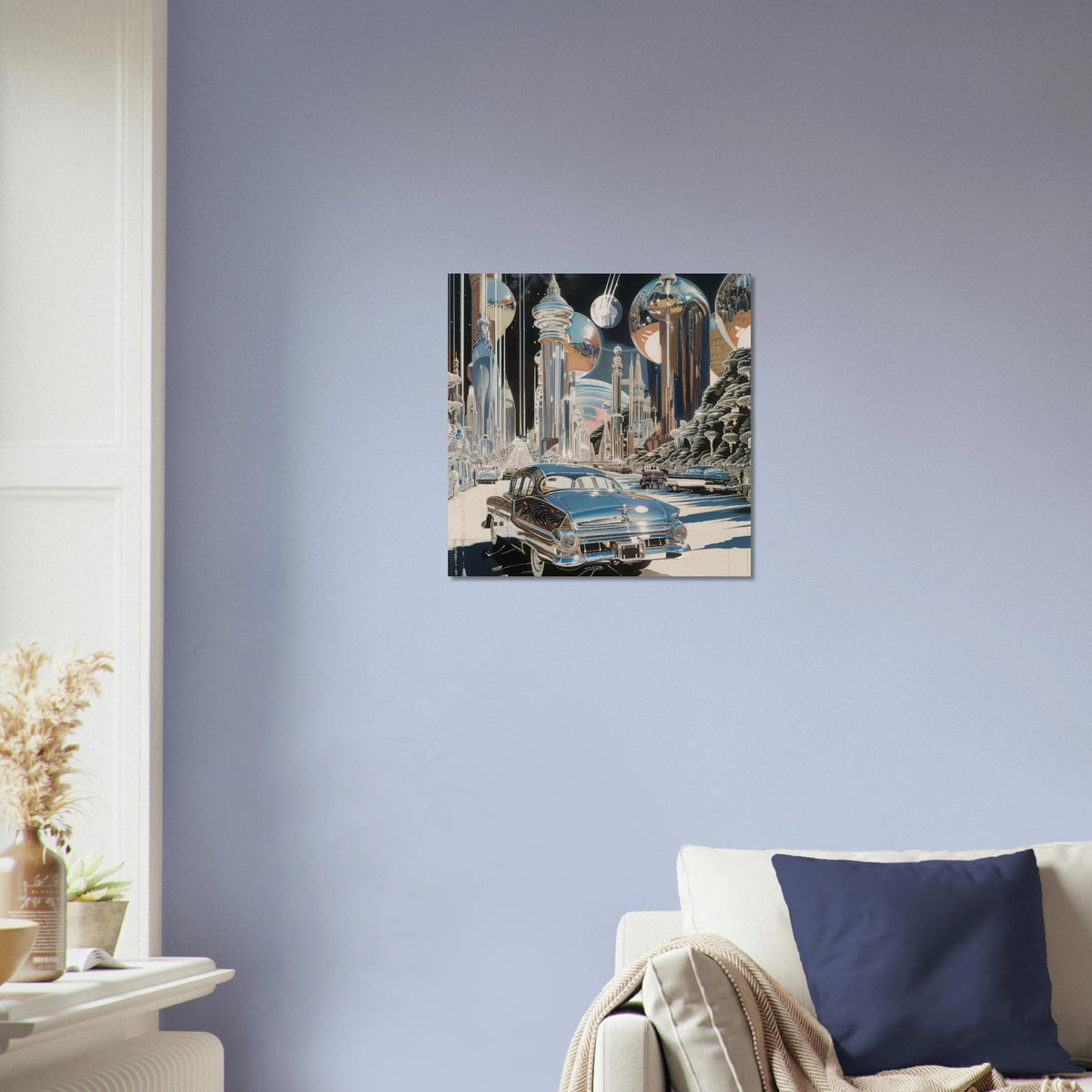A Chrome World - Shop Ai Art WebShop - Digital Art online Store