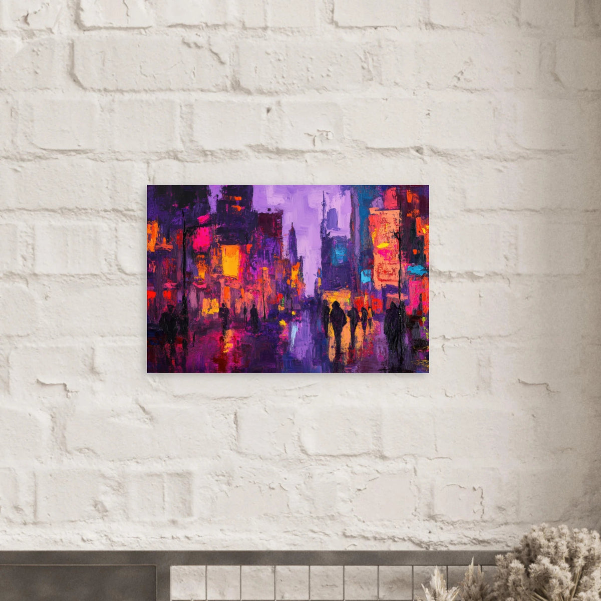 A cityscape bathed in the dim glow of streetlight 3 - Shop Ai Art WebShop - Digital Art online Store