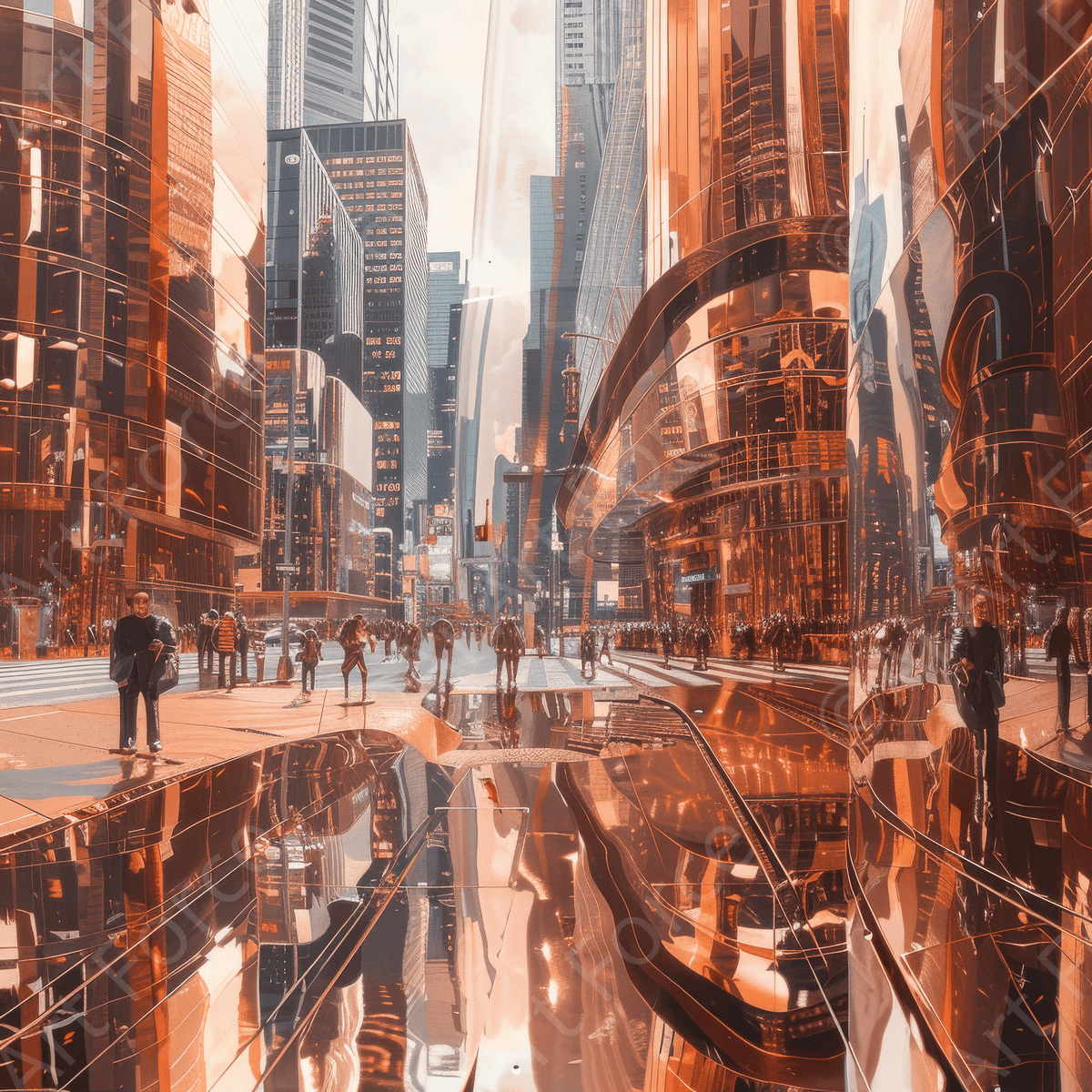 A Fantasy World Of Copper 9 - Shop Ai Art WebShop - Digital Art online Store