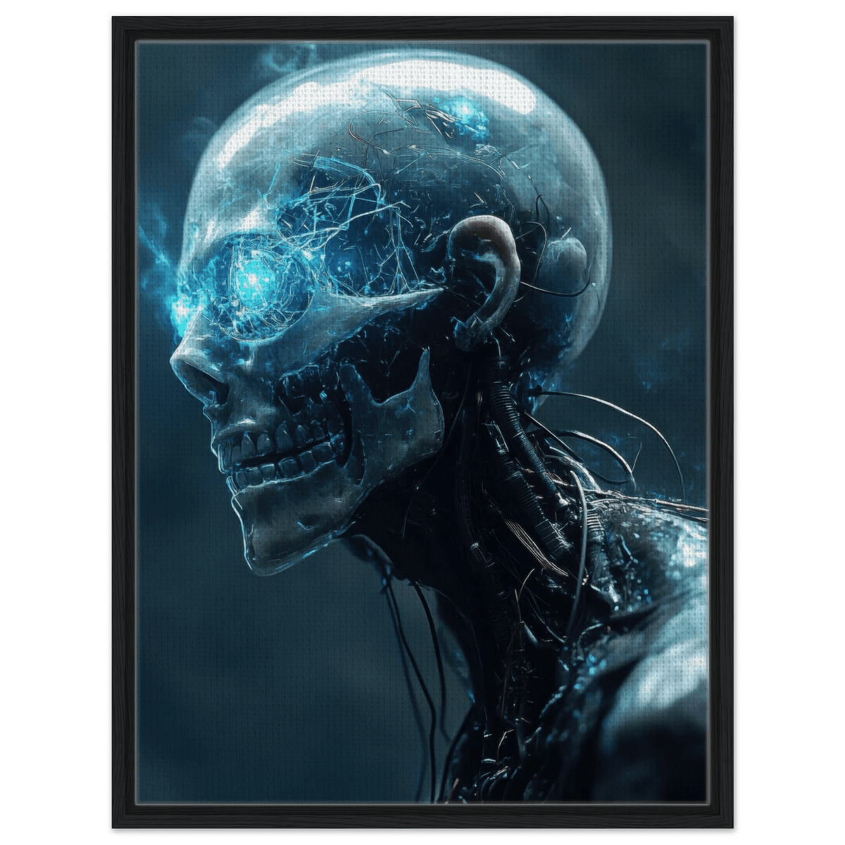 A futuristic humanoid with a fully transparent f 1 - Shop Ai Art WebShop - Digital Art online Store